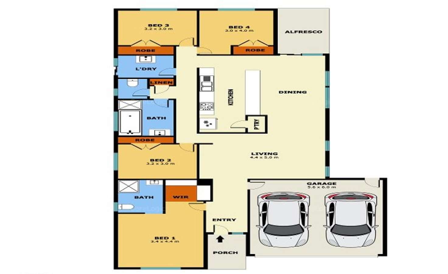 Floorplan of Homely house listing, 8 Casino Parade, Point Cook VIC 3030