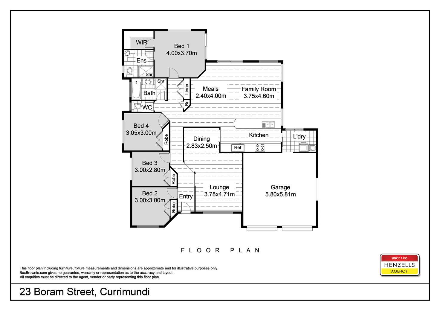 Floorplan of Homely house listing, 23 Boram Street, Currimundi QLD 4551