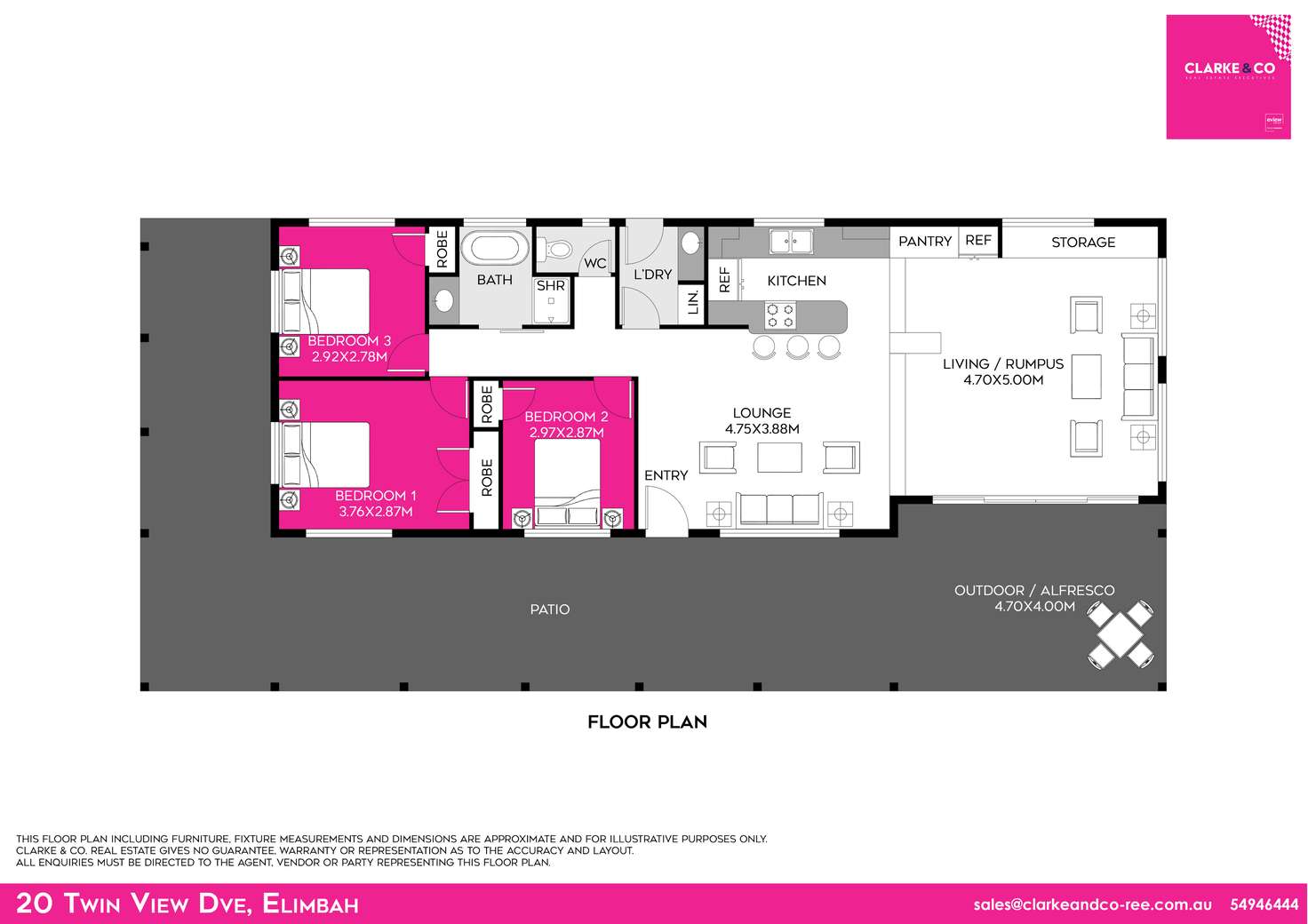 Floorplan of Homely house listing, 20 Twin View Road, Elimbah QLD 4516
