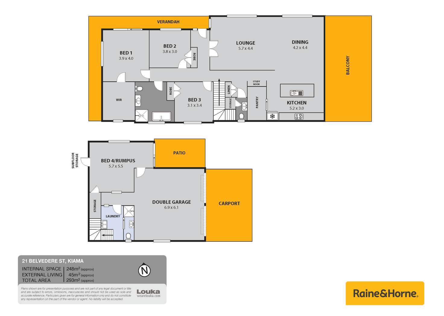 Floorplan of Homely house listing, 21 Belvedere Street, Kiama NSW 2533