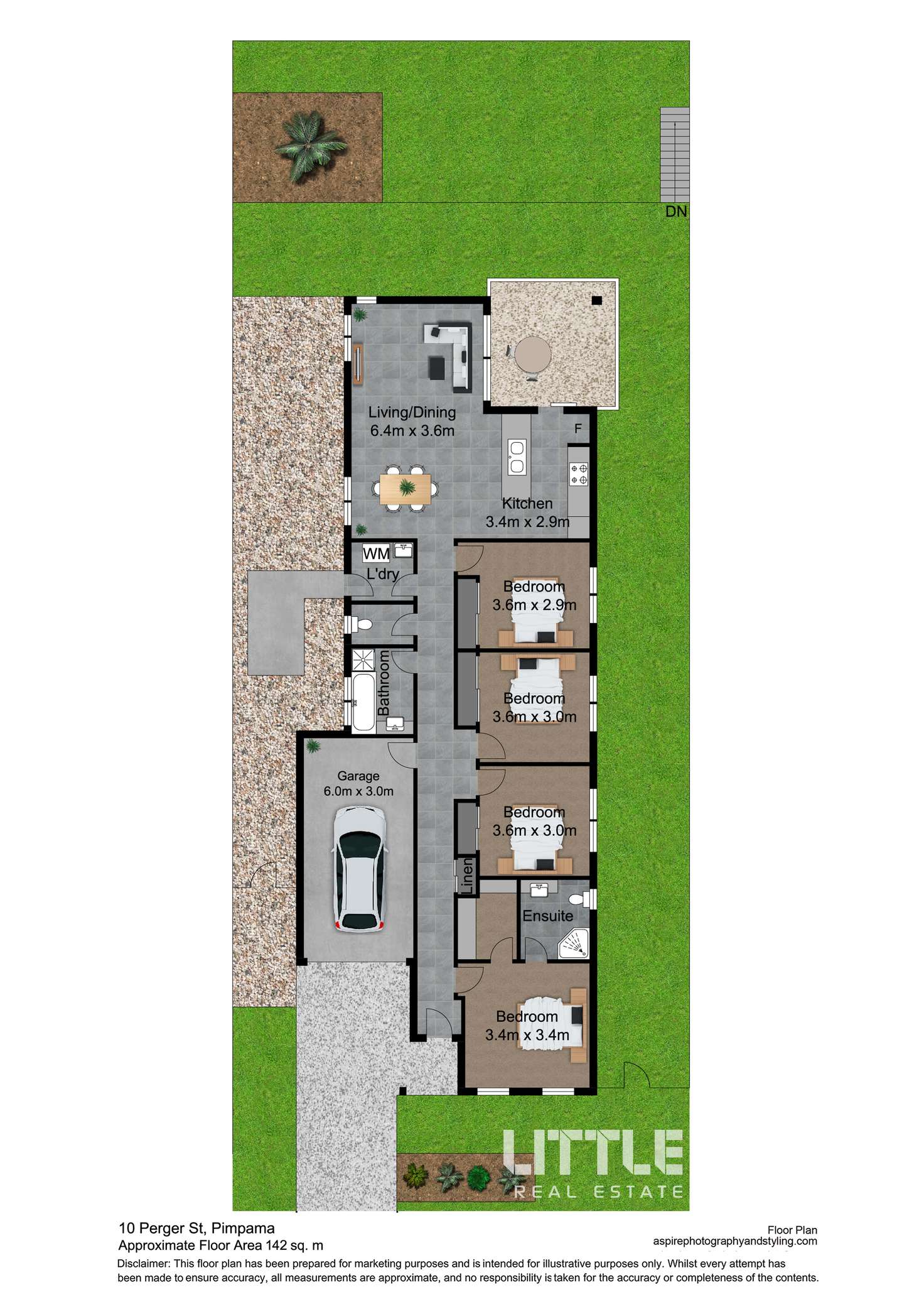 Floorplan of Homely house listing, 10 Perger Street, Pimpama QLD 4209