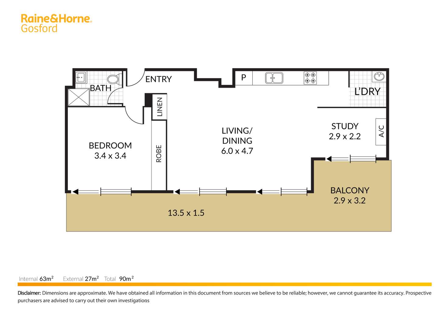 Floorplan of Homely unit listing, 38/24-26 Watt Street, Gosford NSW 2250