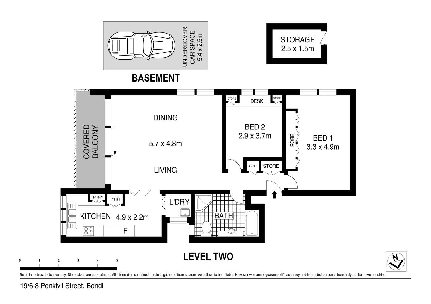 Floorplan of Homely apartment listing, 19/6-8 Penkivil Street, Bondi NSW 2026