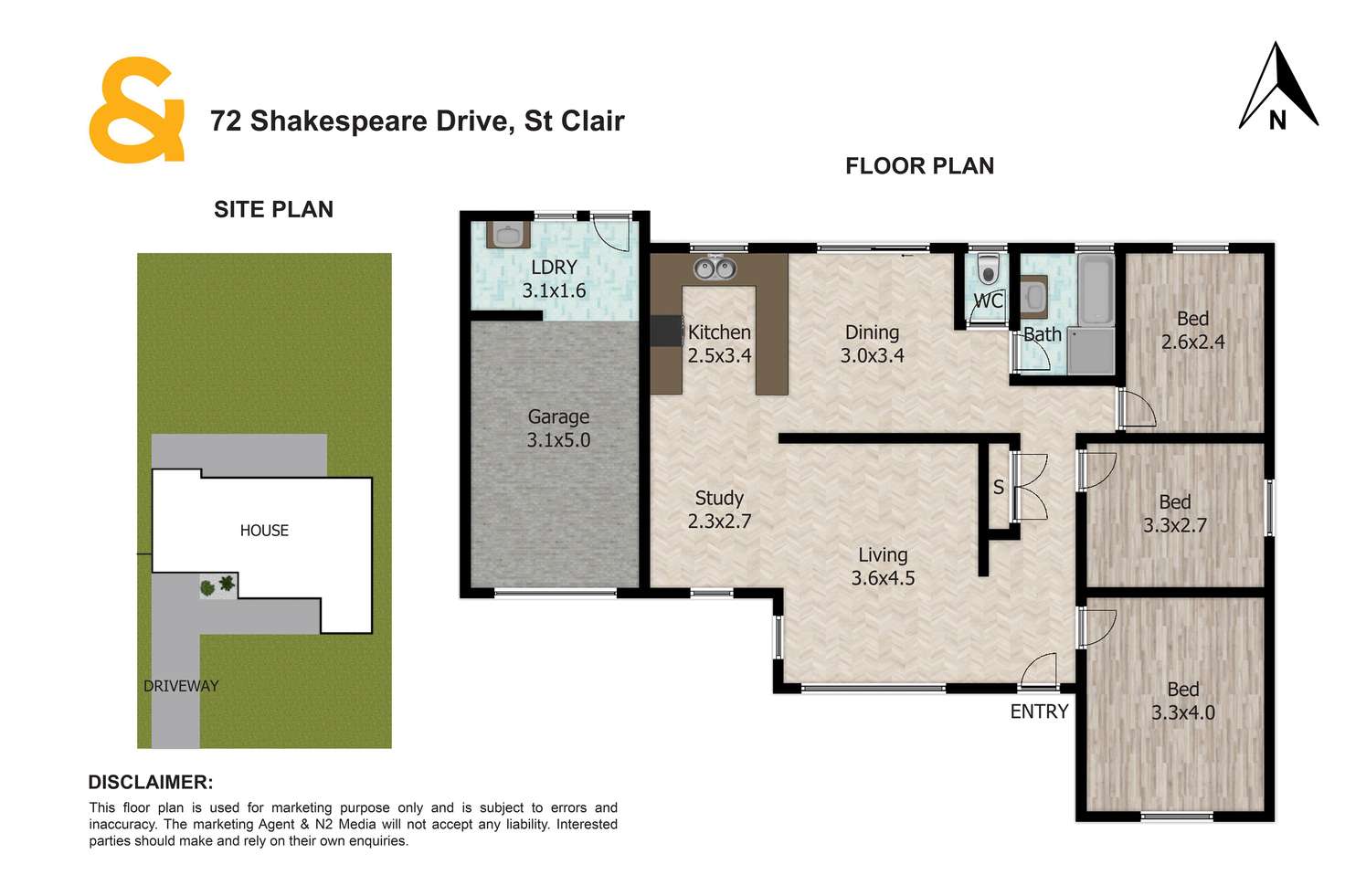Floorplan of Homely house listing, 72 Shakespeare Drive, St Clair NSW 2759