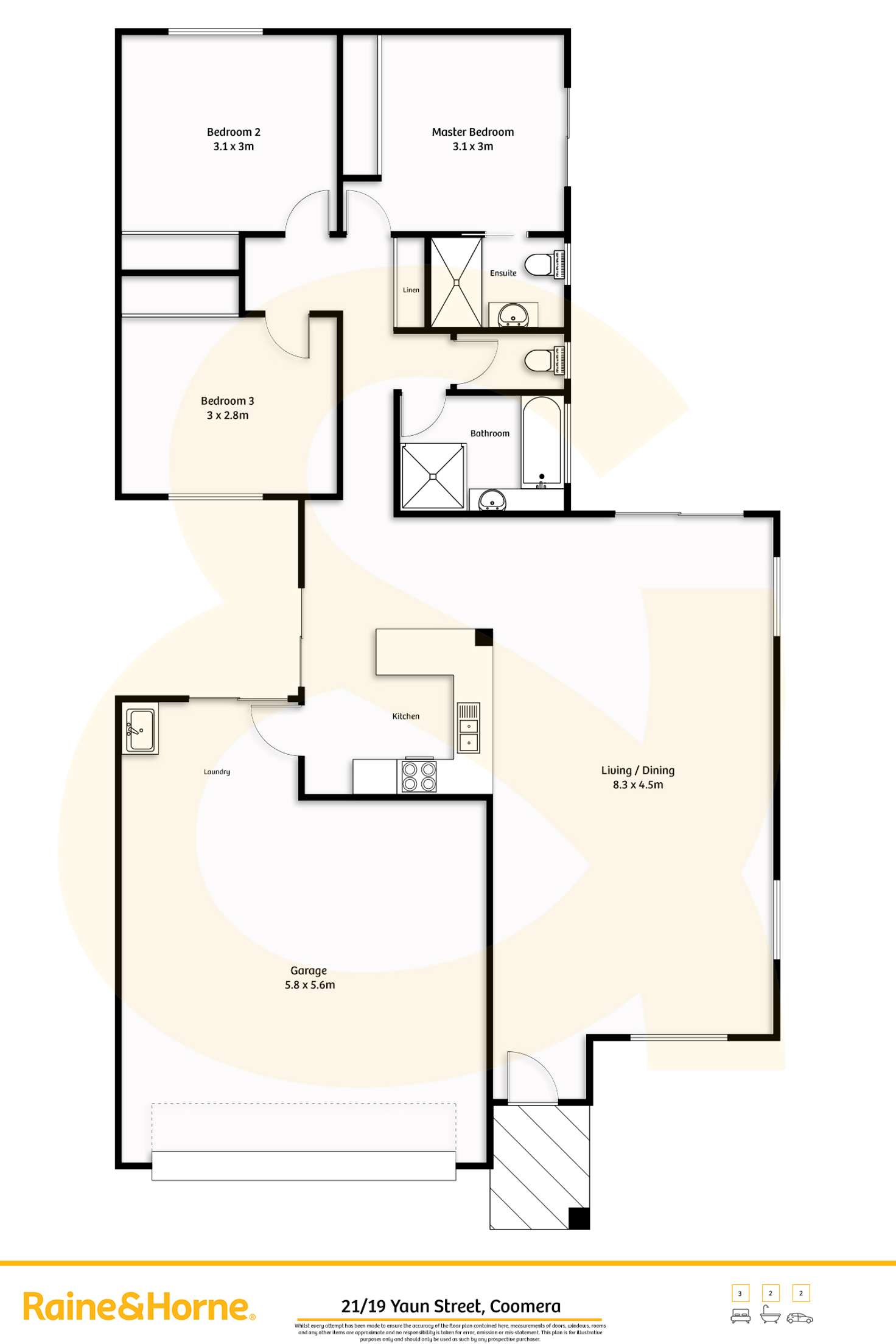 Floorplan of Homely house listing, 21/19 Yaun Street, Coomera QLD 4209