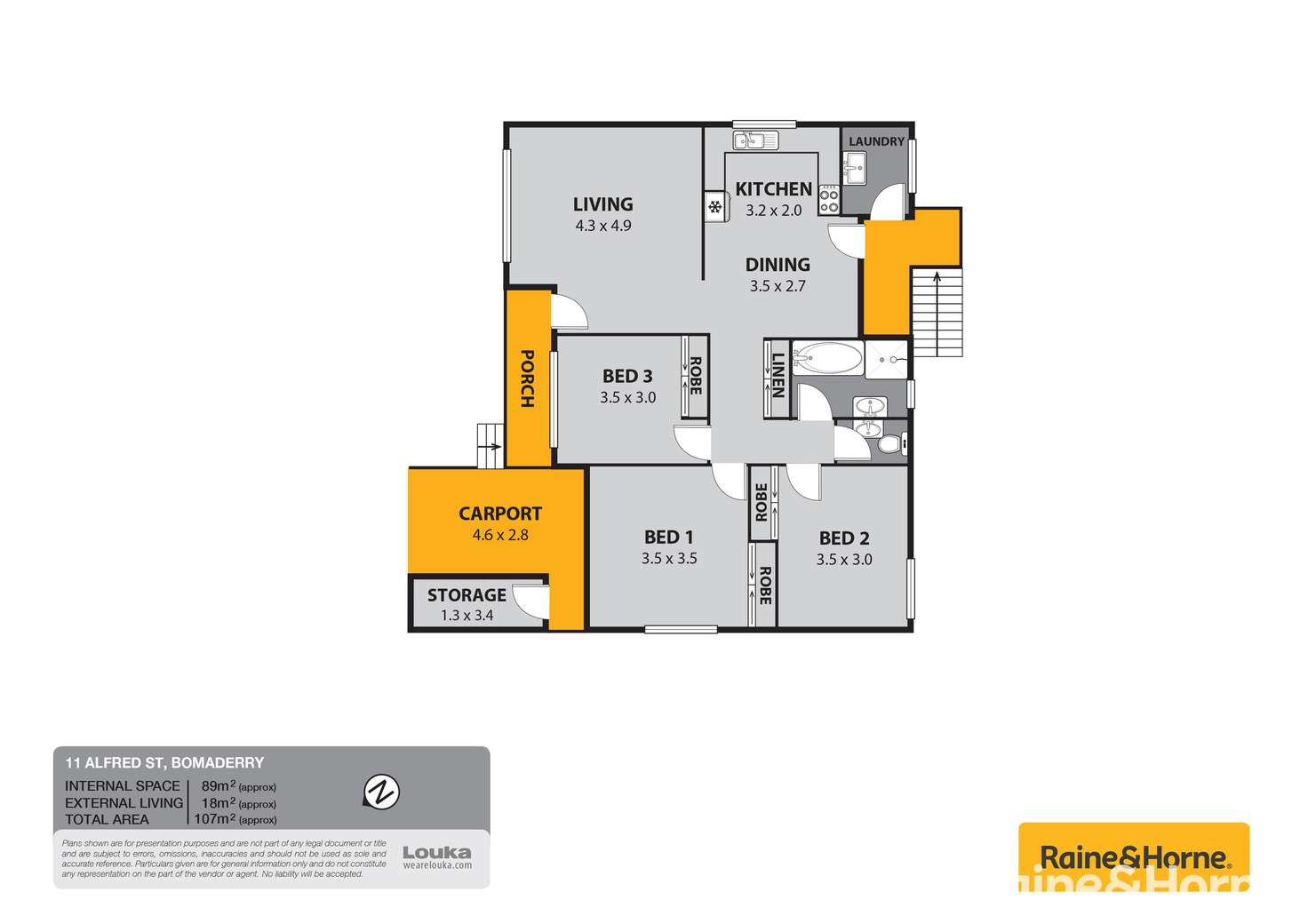Floorplan of Homely house listing, 11 Alfred Street, Bomaderry NSW 2541