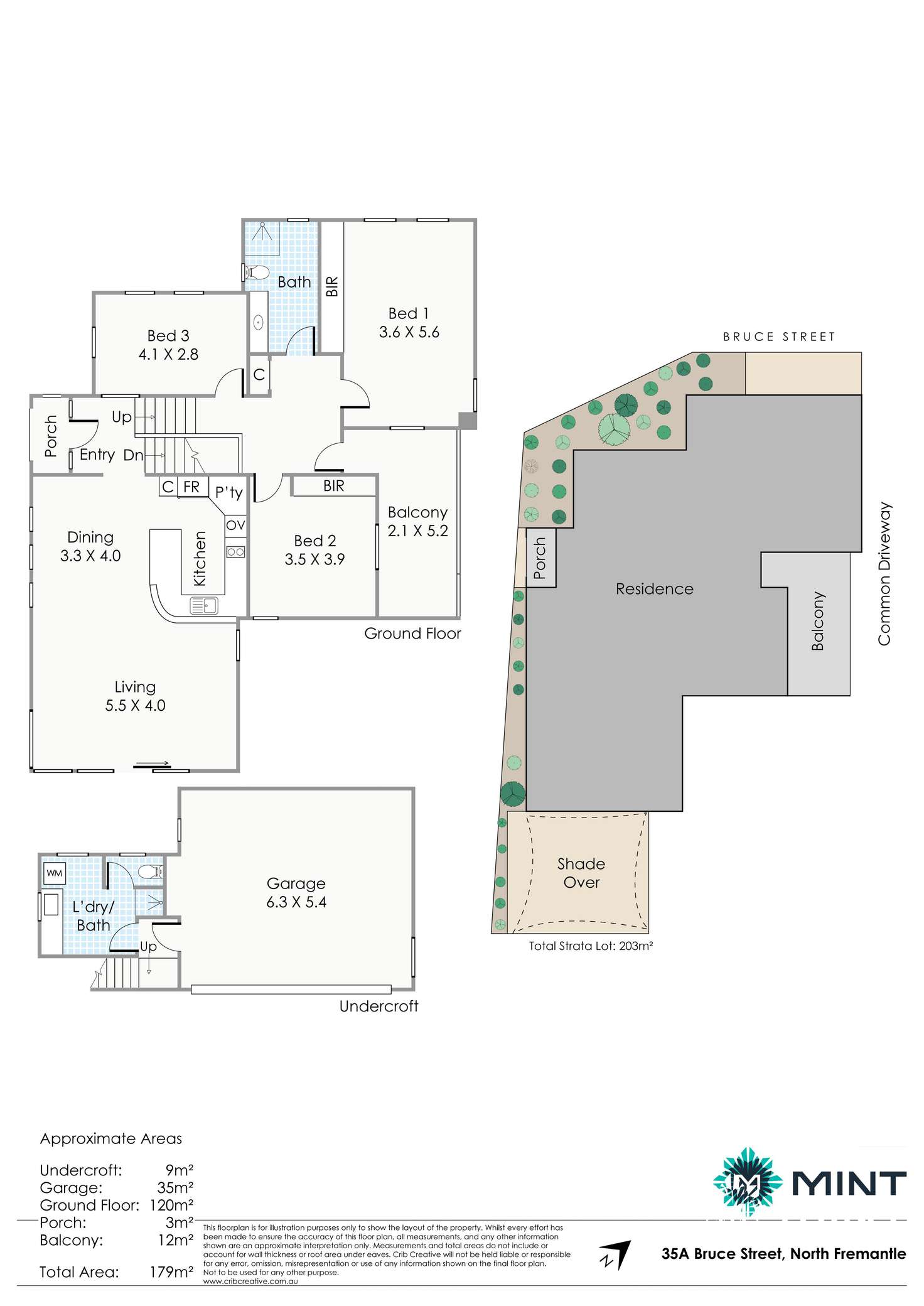 Floorplan of Homely house listing, 35A Bruce Street, North Fremantle WA 6159