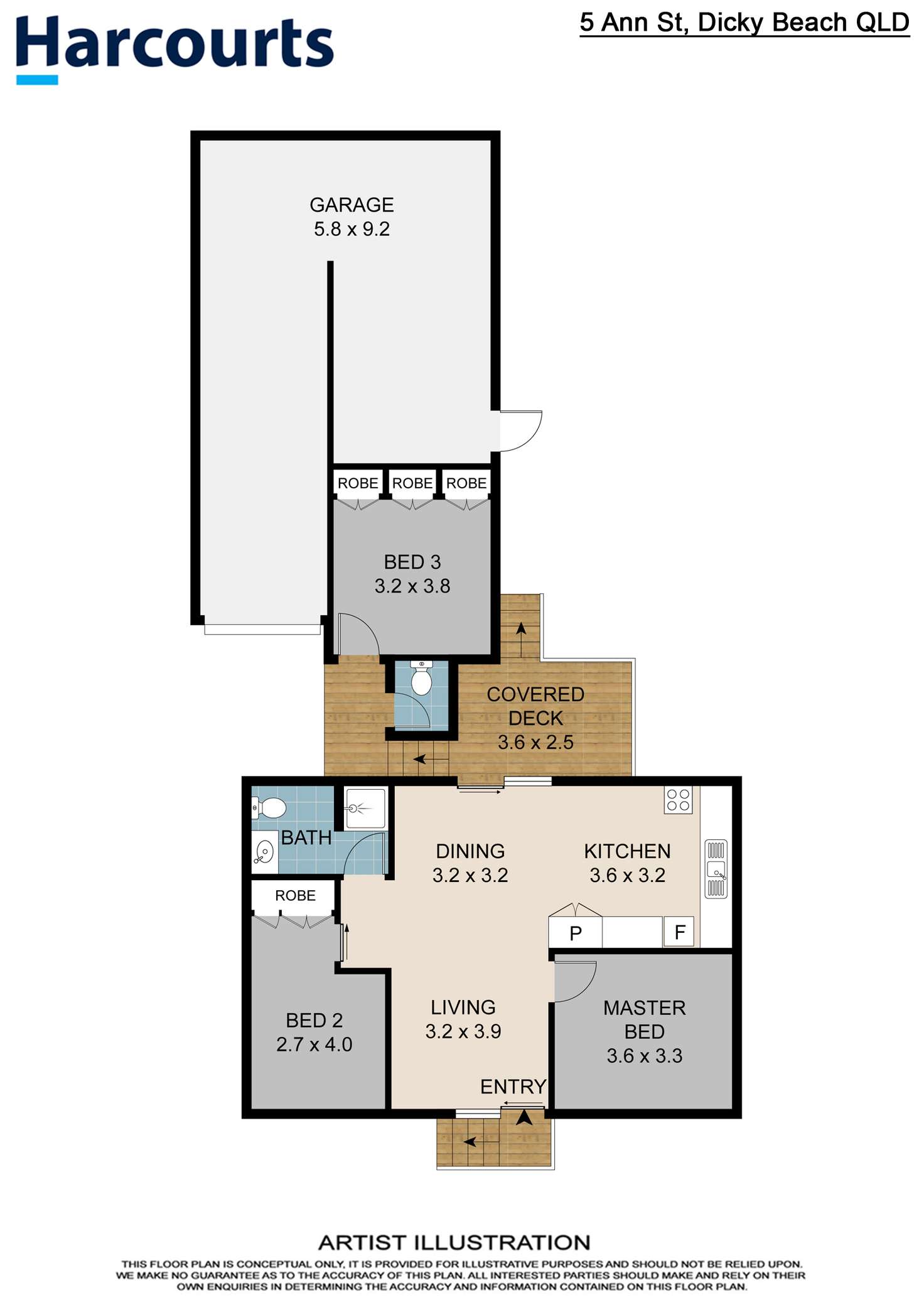 Floorplan of Homely house listing, 5 Ann Street, Dicky Beach QLD 4551