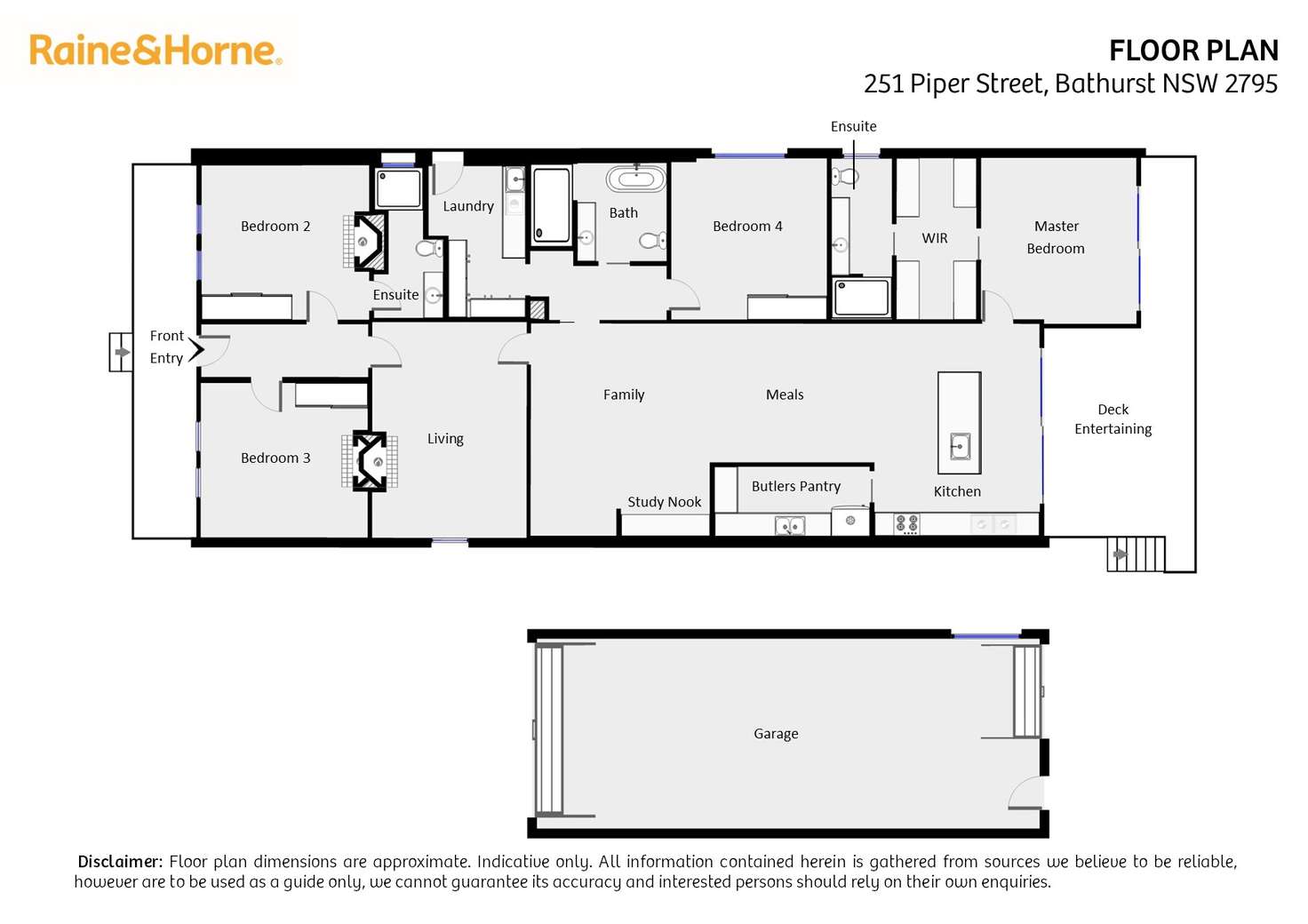Floorplan of Homely house listing, 251 Piper Street, Bathurst NSW 2795