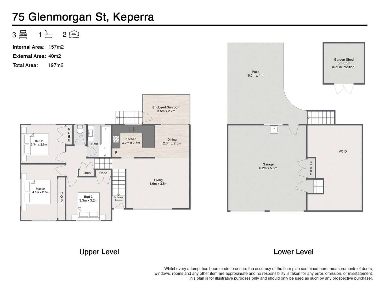 Floorplan of Homely house listing, 75 Glenmorgan Street, Keperra QLD 4054