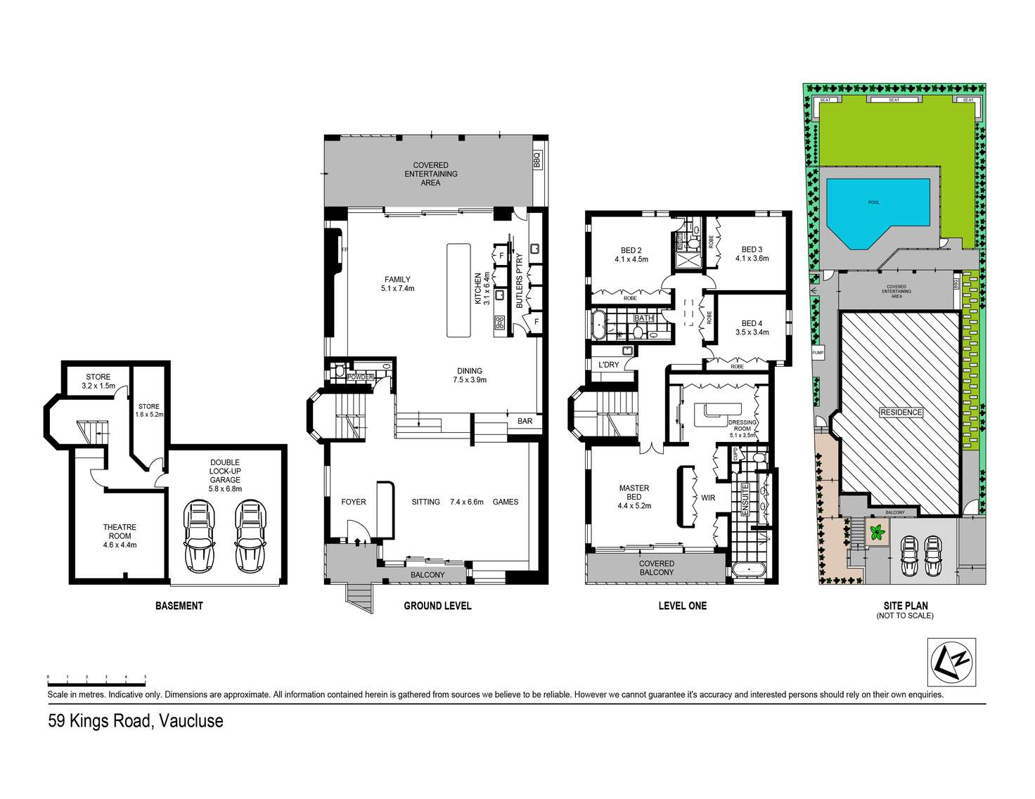 Floorplan of Homely house listing, 59 Kings Road, Vaucluse NSW 2030