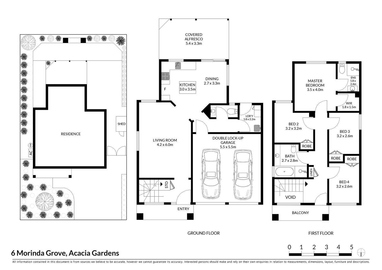 Floorplan of Homely house listing, 6 Morinda Grove, Acacia Gardens NSW 2763