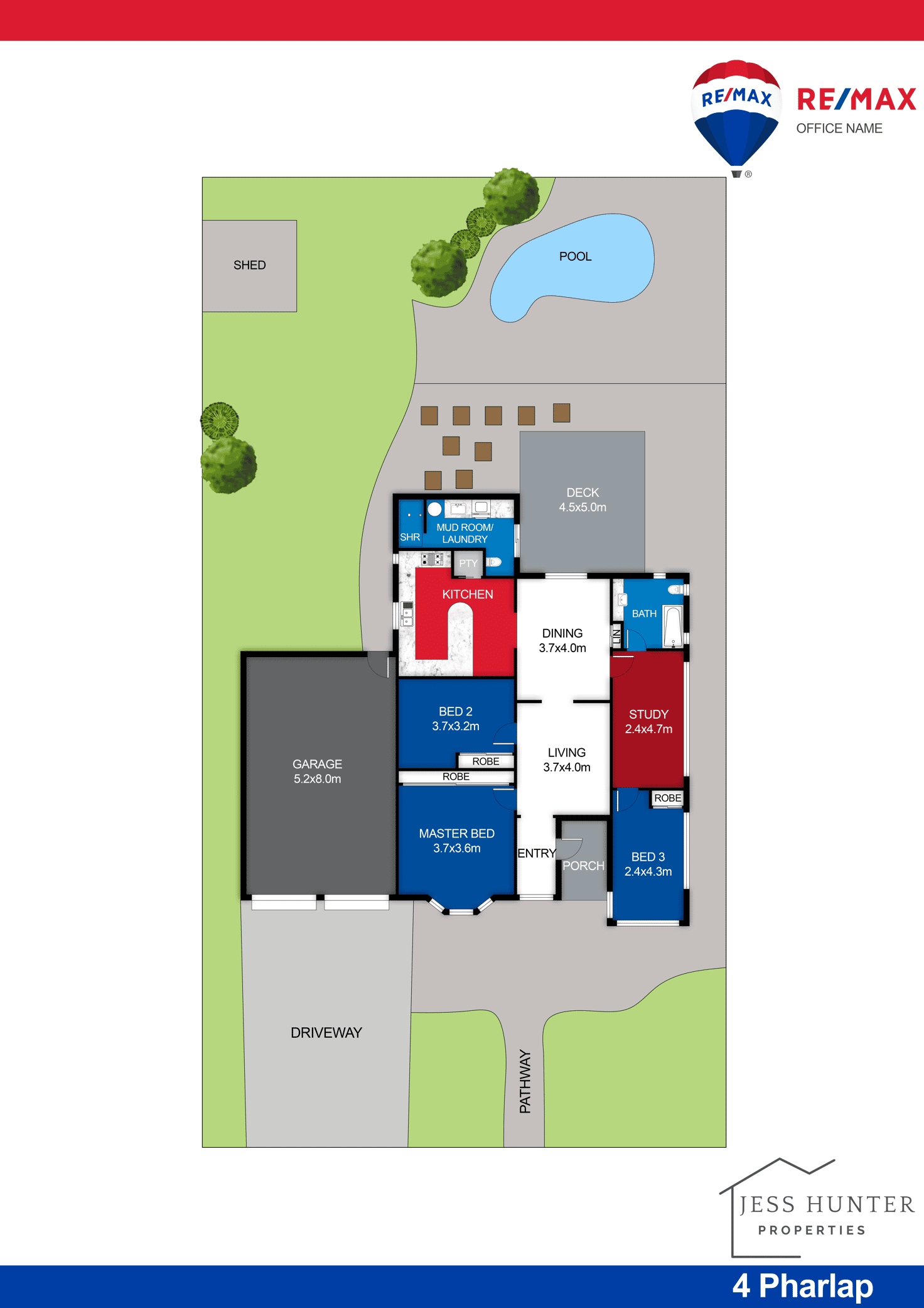 Floorplan of Homely house listing, 4 Pharlap Parade, Ooralea QLD 4740