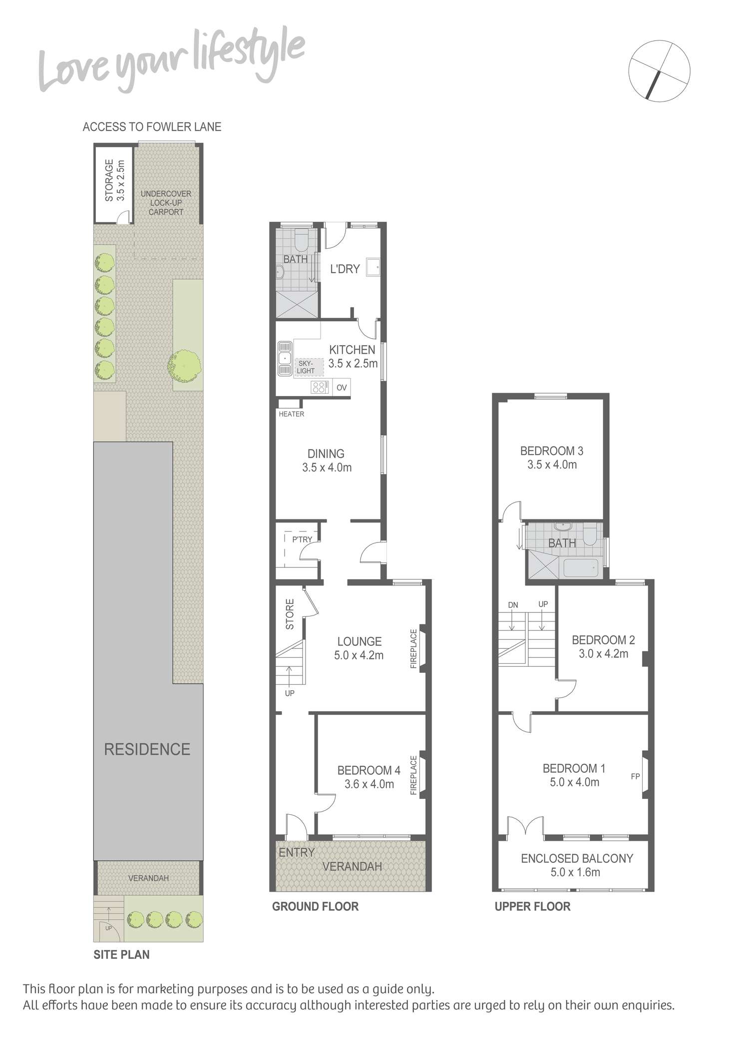 Floorplan of Homely house listing, 5 Fowler Street, Camperdown NSW 2050
