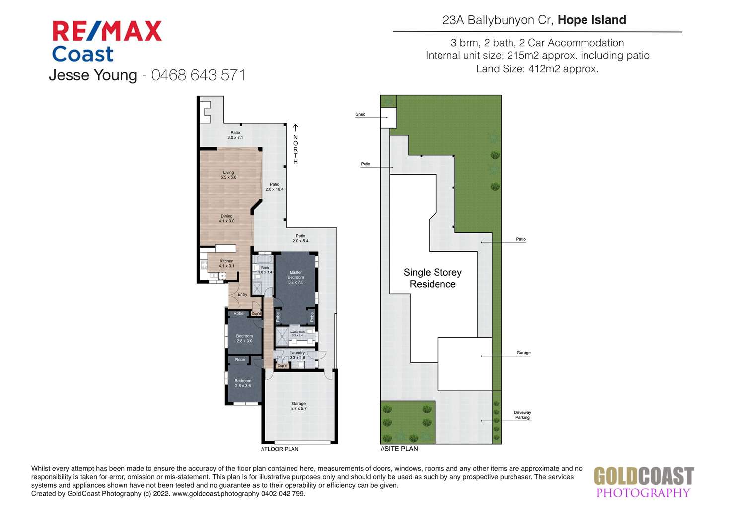 Floorplan of Homely house listing, 23A Ballybunyon Crescent, Hope Island QLD 4212