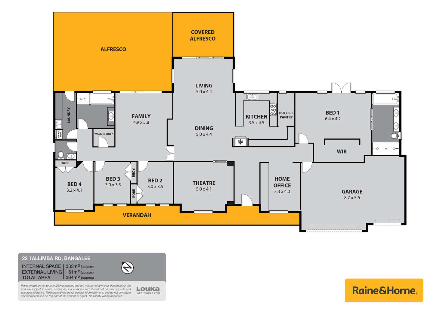 Floorplan of Homely house listing, 22 Tallimba Road, Bangalee NSW 2541