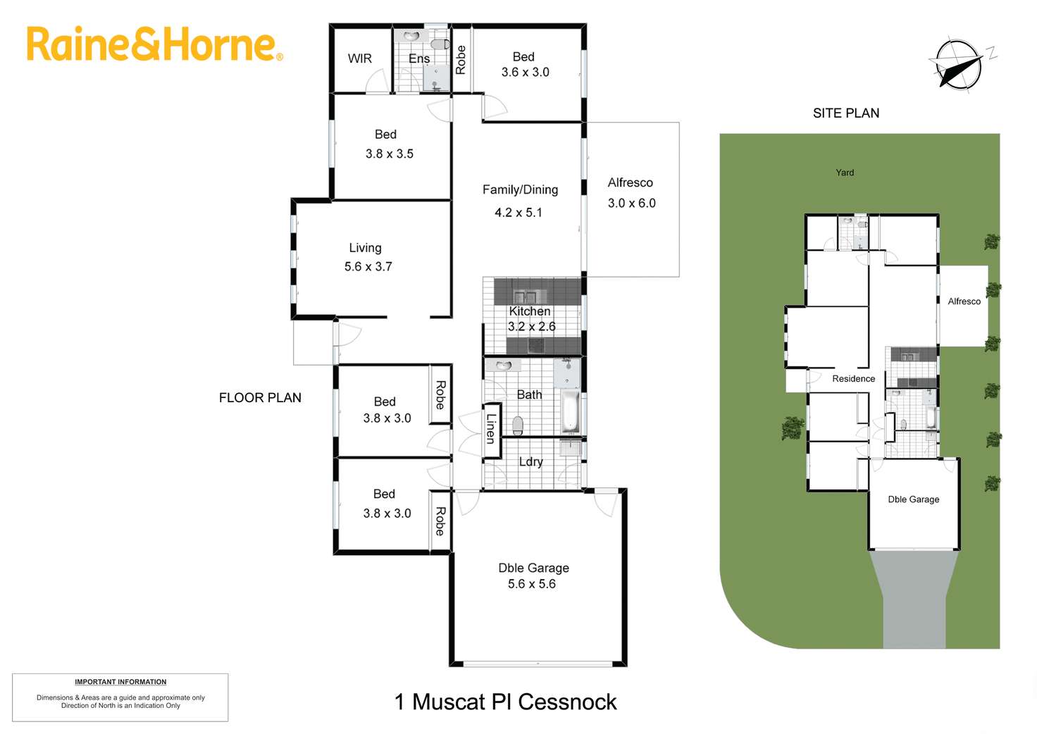 Floorplan of Homely house listing, 1 Muscat Place, Cessnock NSW 2325