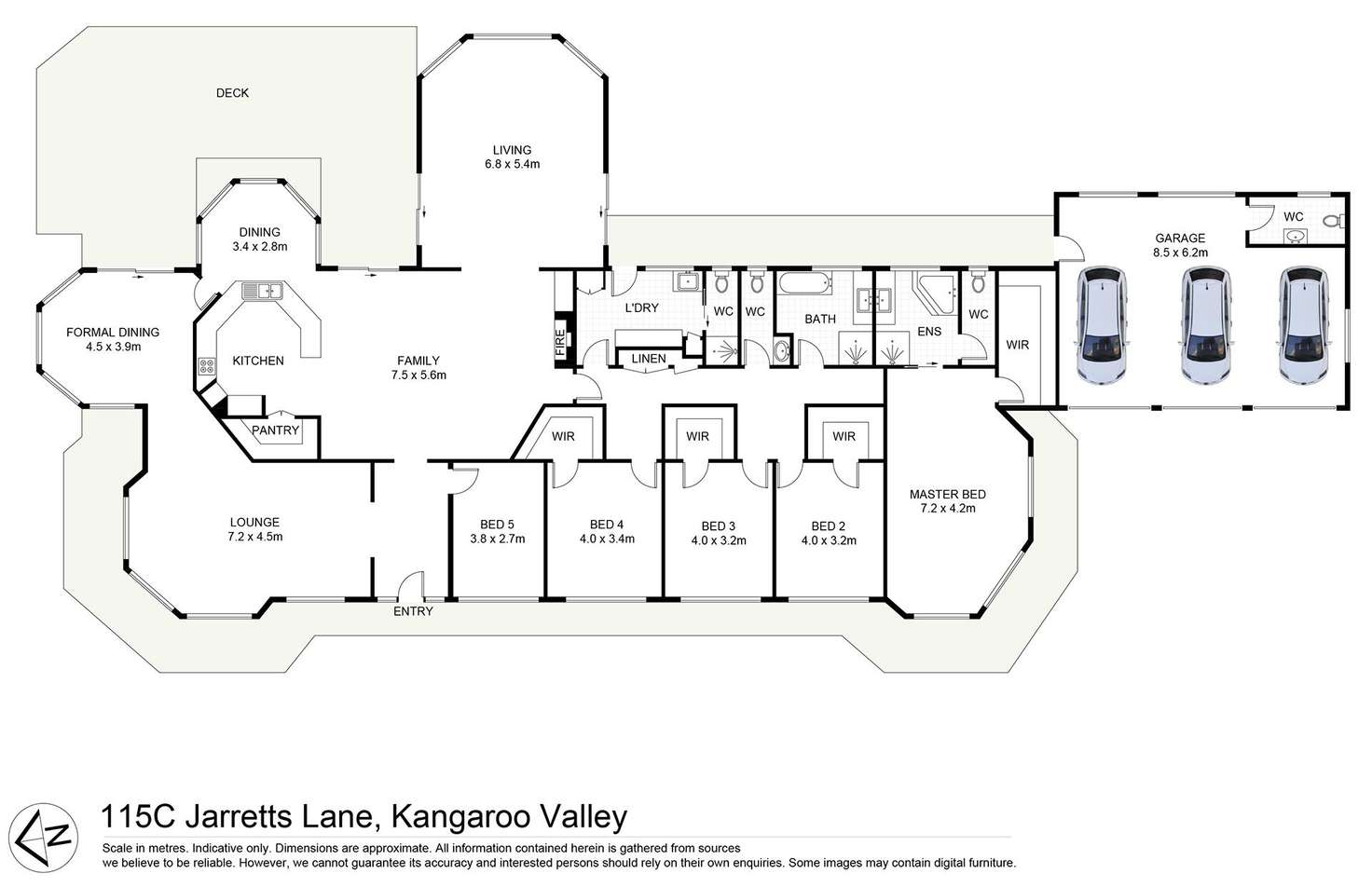 Floorplan of Homely house listing, 115C Jarretts Lane, Kangaroo Valley NSW 2577