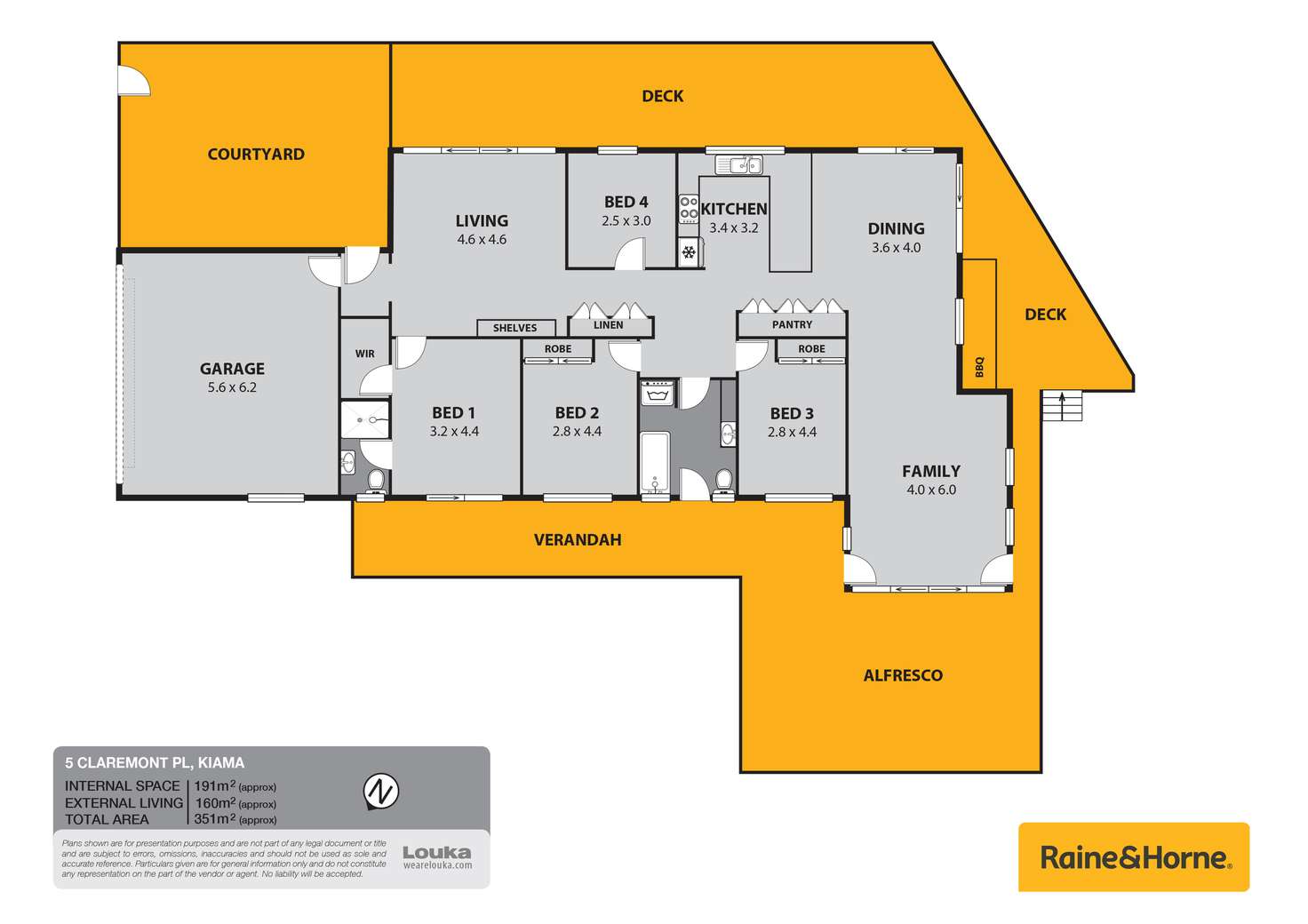 Floorplan of Homely house listing, 5 Claremont Place, Kiama NSW 2533