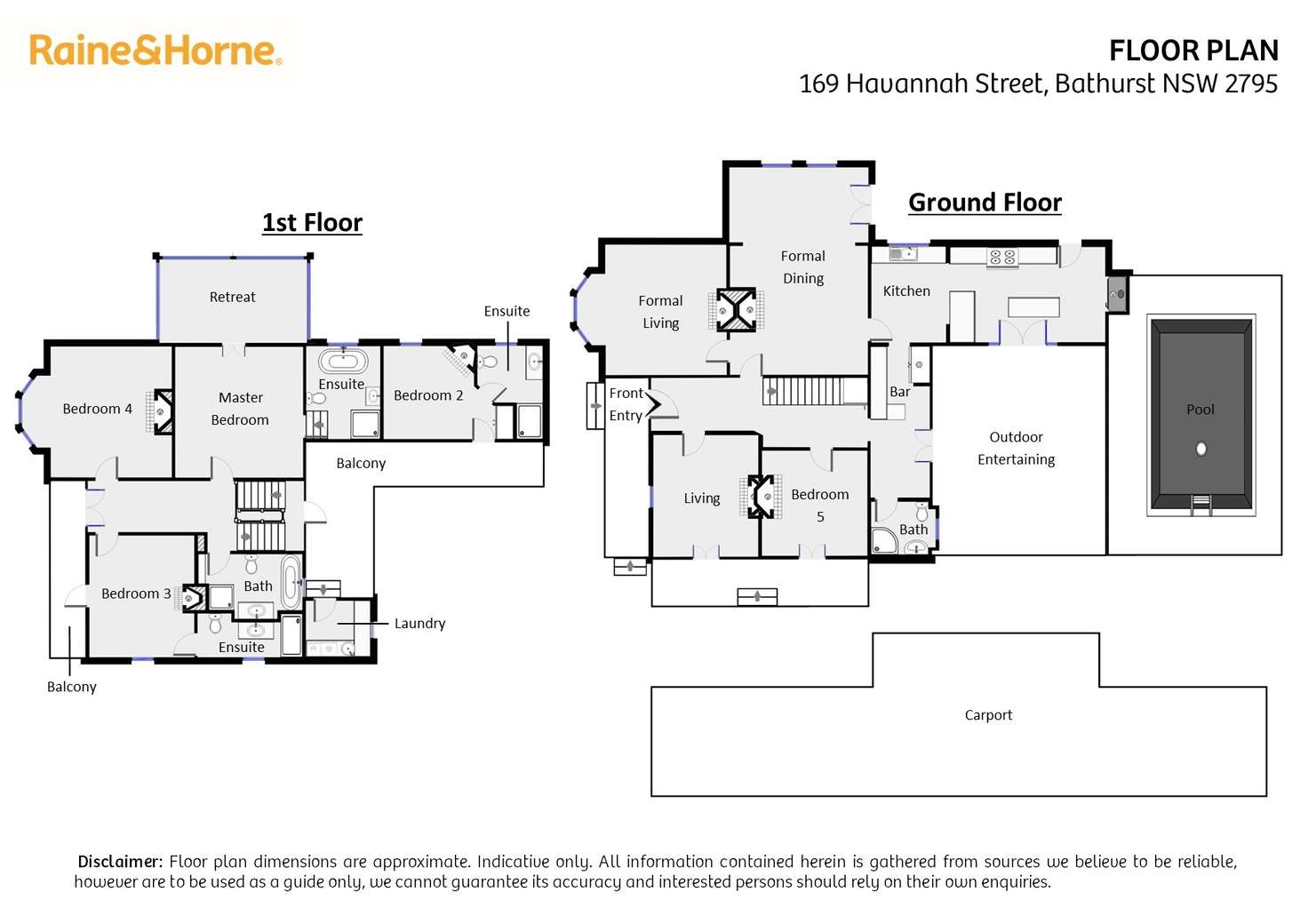 Floorplan of Homely house listing, 169 Havannah Street, Bathurst NSW 2795
