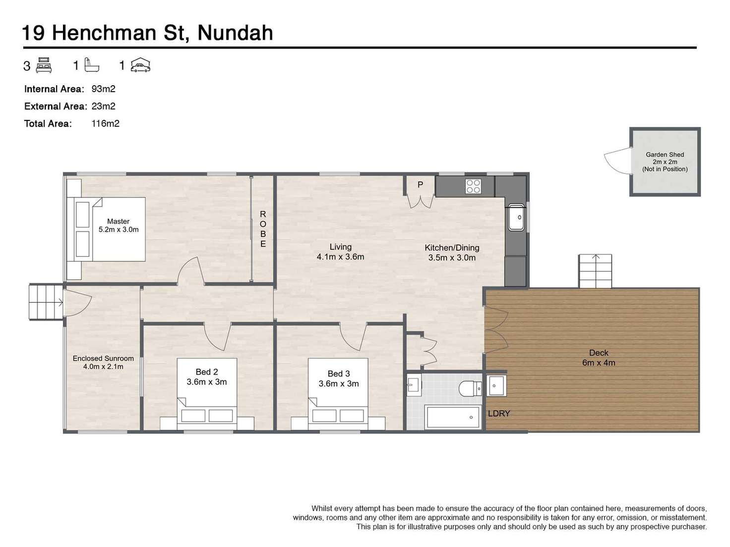 Floorplan of Homely house listing, 19 Henchman Street, Nundah QLD 4012