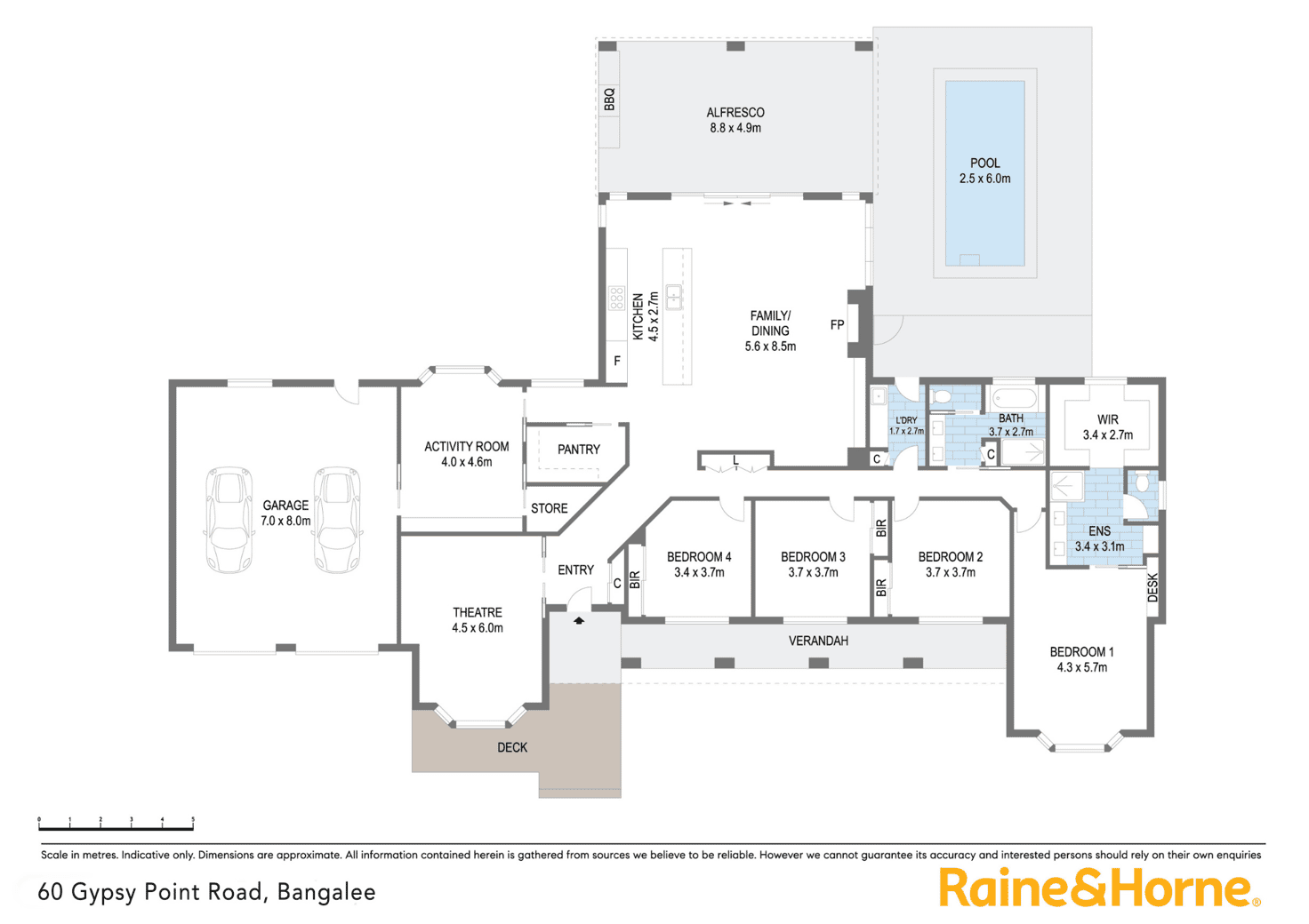 Floorplan of Homely house listing, 60 Gypsy Point Road, Bangalee NSW 2541