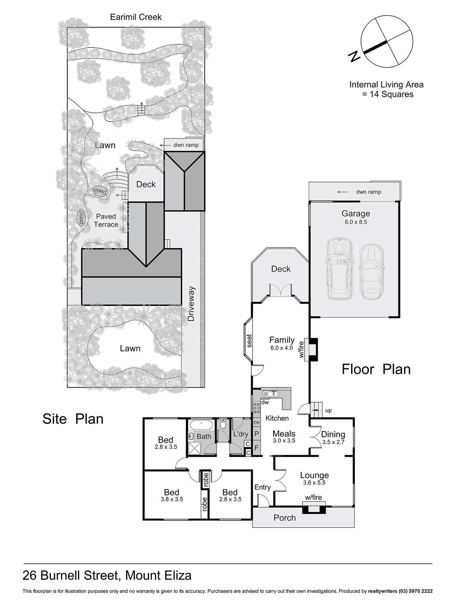 Floorplan of Homely house listing, 26 Burnell Street, Mount Eliza VIC 3930