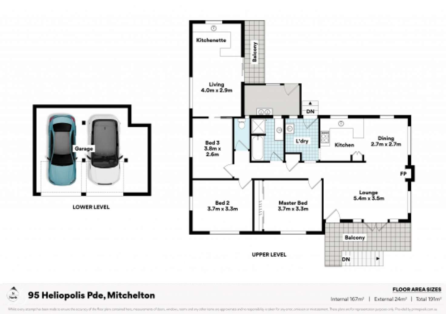 Floorplan of Homely house listing, 95 Heliopolis Parade, Mitchelton QLD 4053