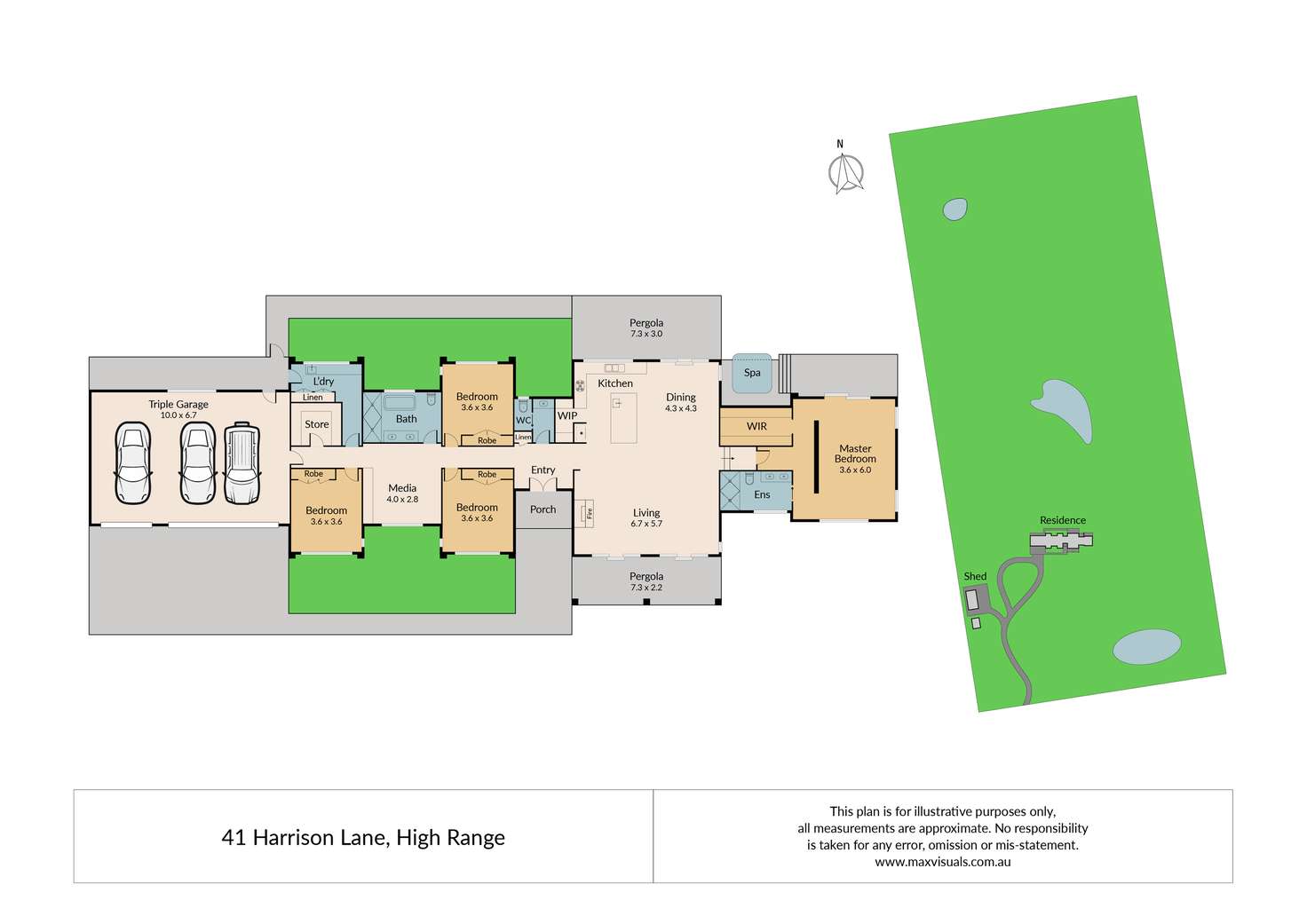 Floorplan of Homely house listing, 41 Harrison Lane, High Range NSW 2575