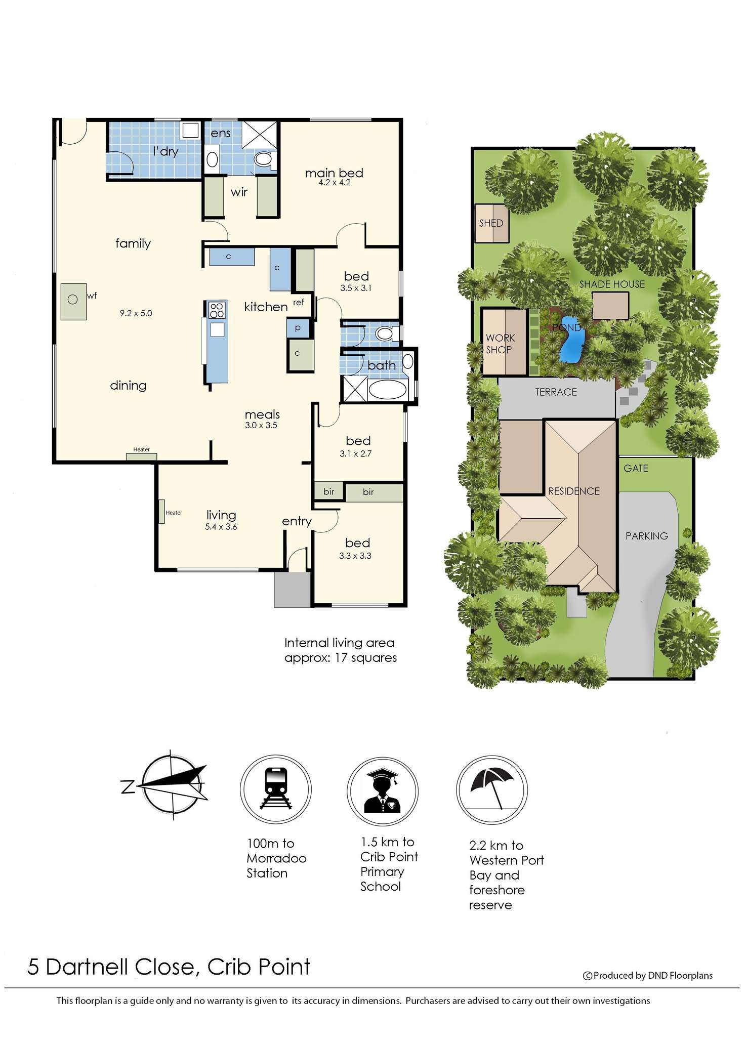 Floorplan of Homely house listing, 1/274 Dartnell Close, Crib Point VIC 3919