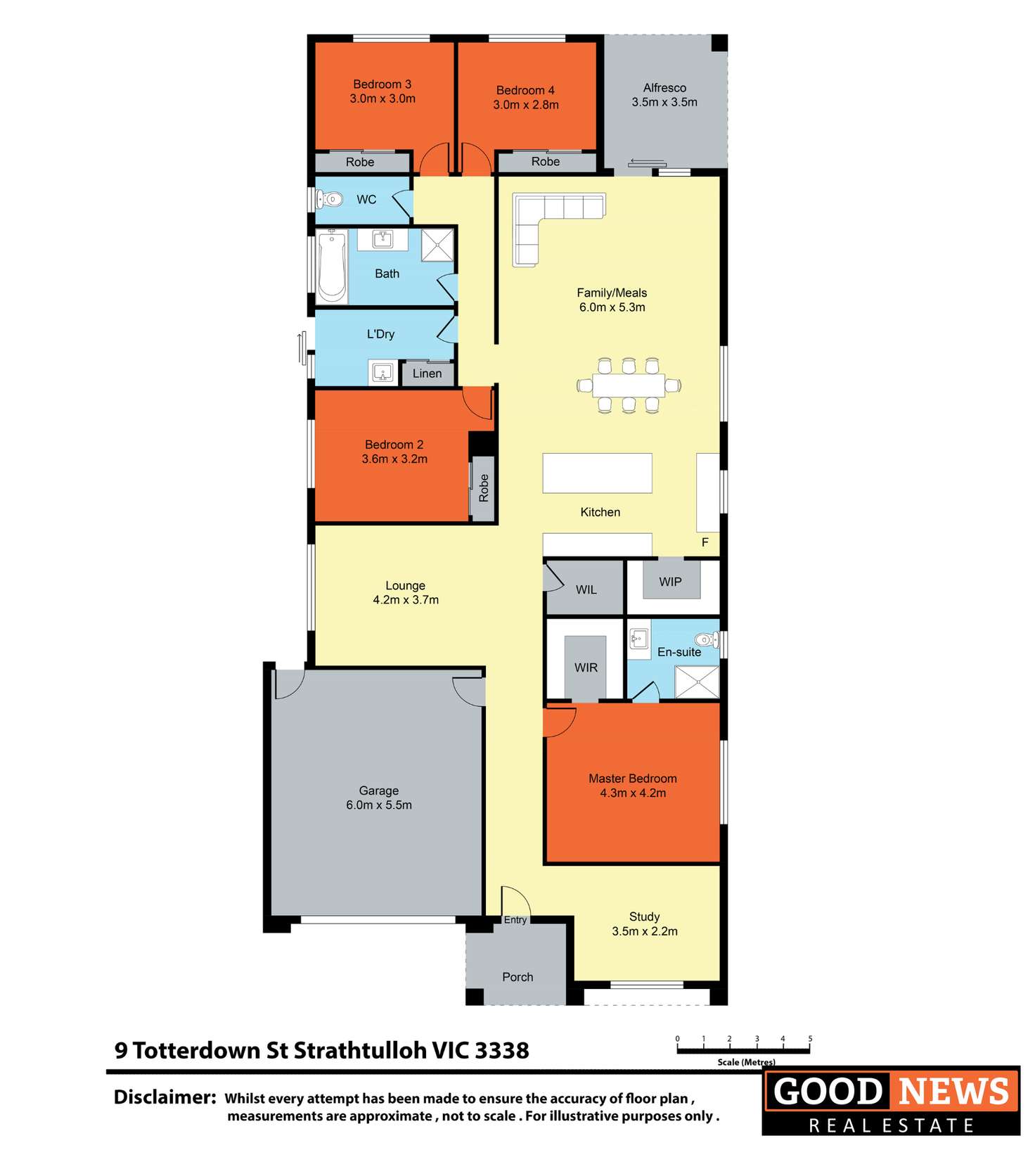 Floorplan of Homely house listing, 9 Totterdown Street, Strathtulloh VIC 3338