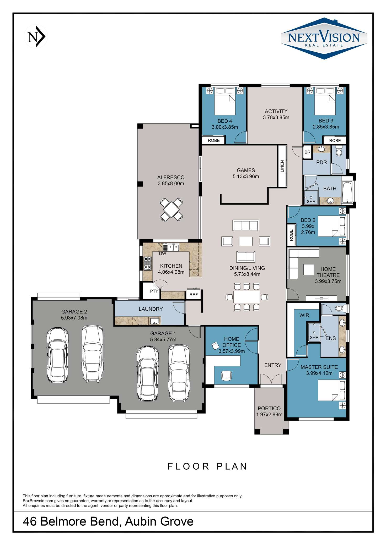 Floorplan of Homely house listing, 13/70 Belmore Bend, Aubin Grove WA 6164
