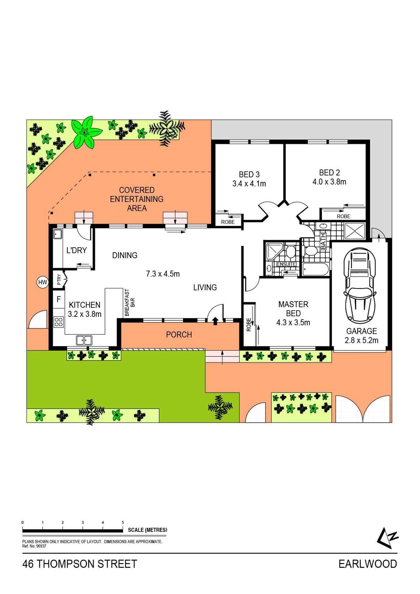 Floorplan of Homely house listing, 46 Thompson Street, Earlwood NSW 2206