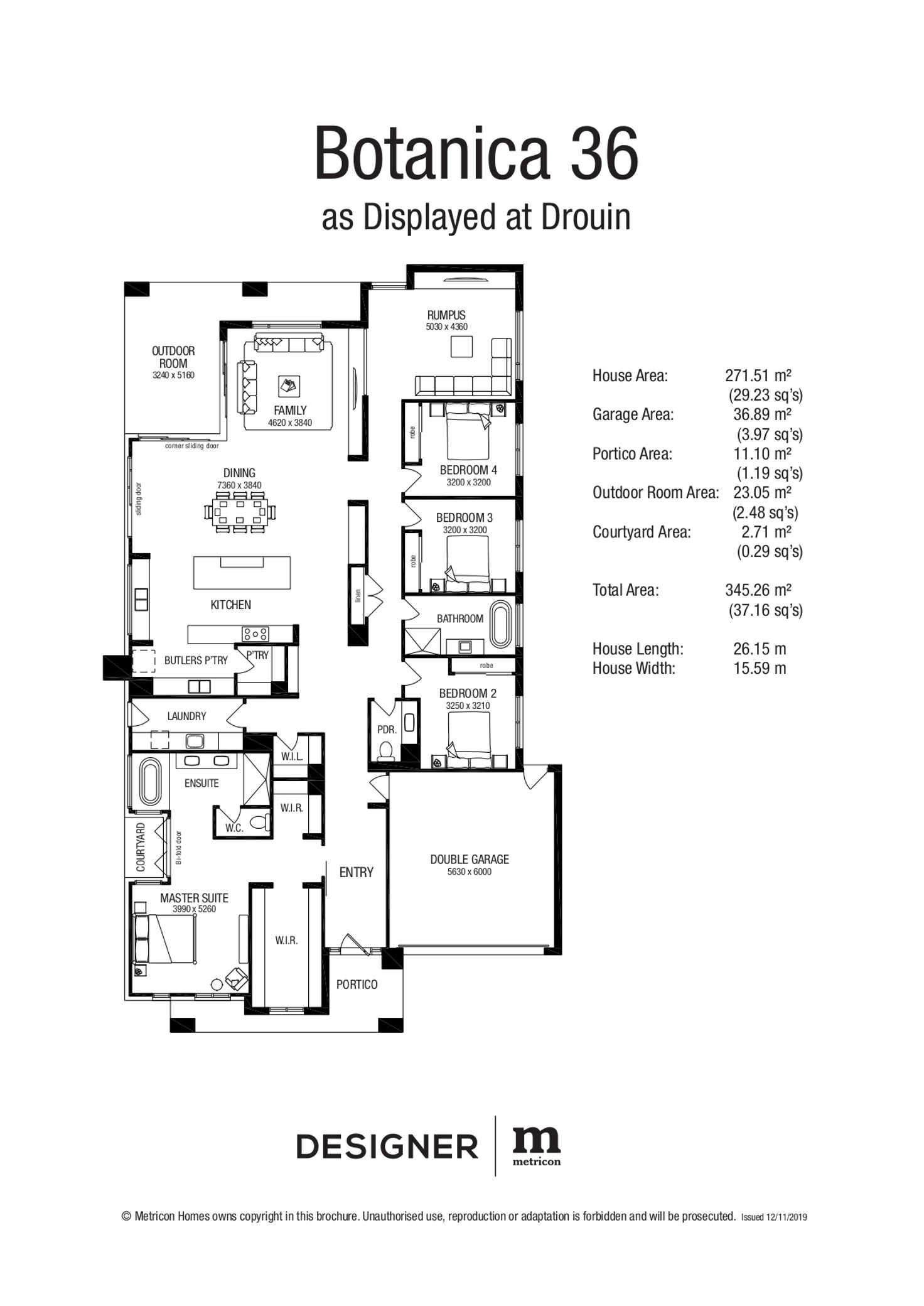 Floorplan of Homely house listing, 1 King Parrot Boulevard, Drouin VIC 3818