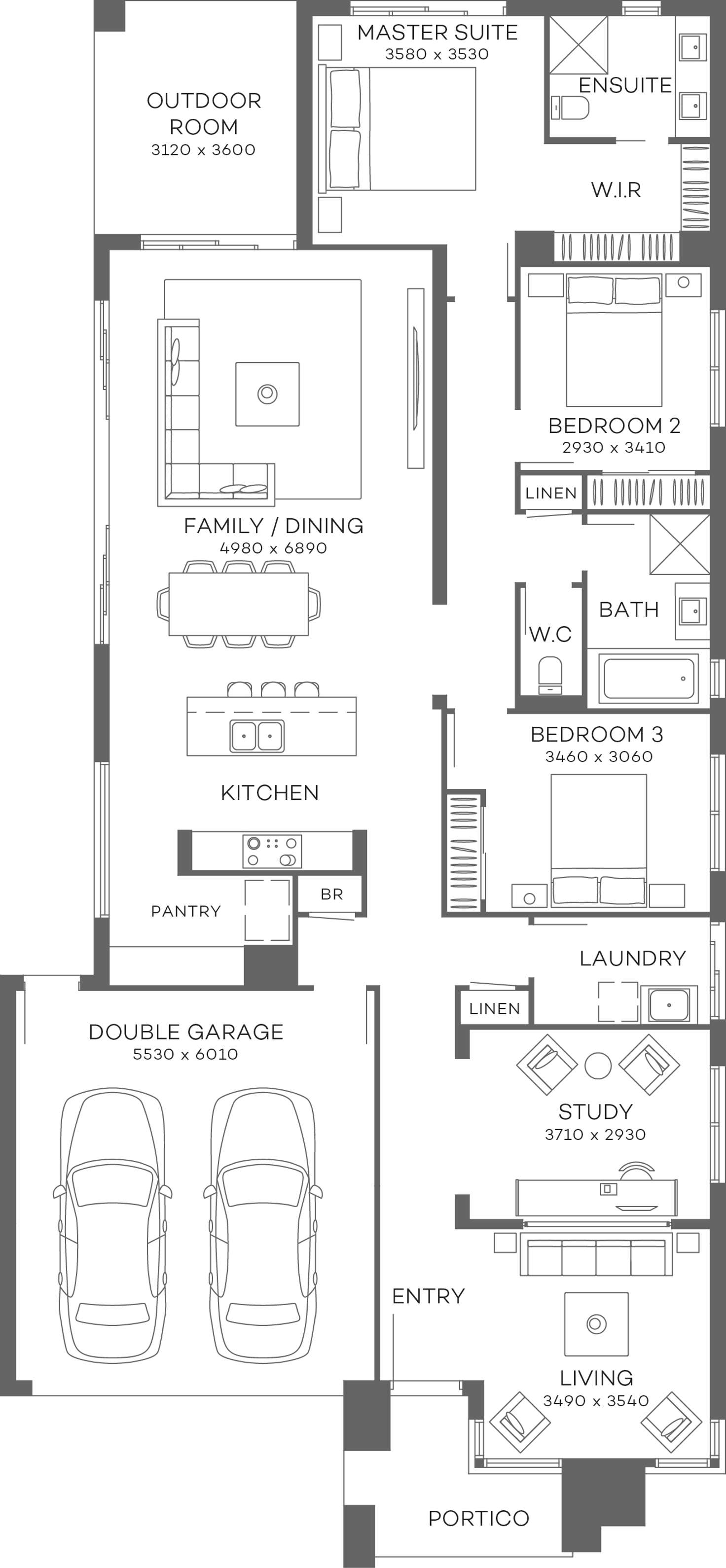 Floorplan of Homely house listing, 8 Cypress Street, Park Ridge QLD 4125