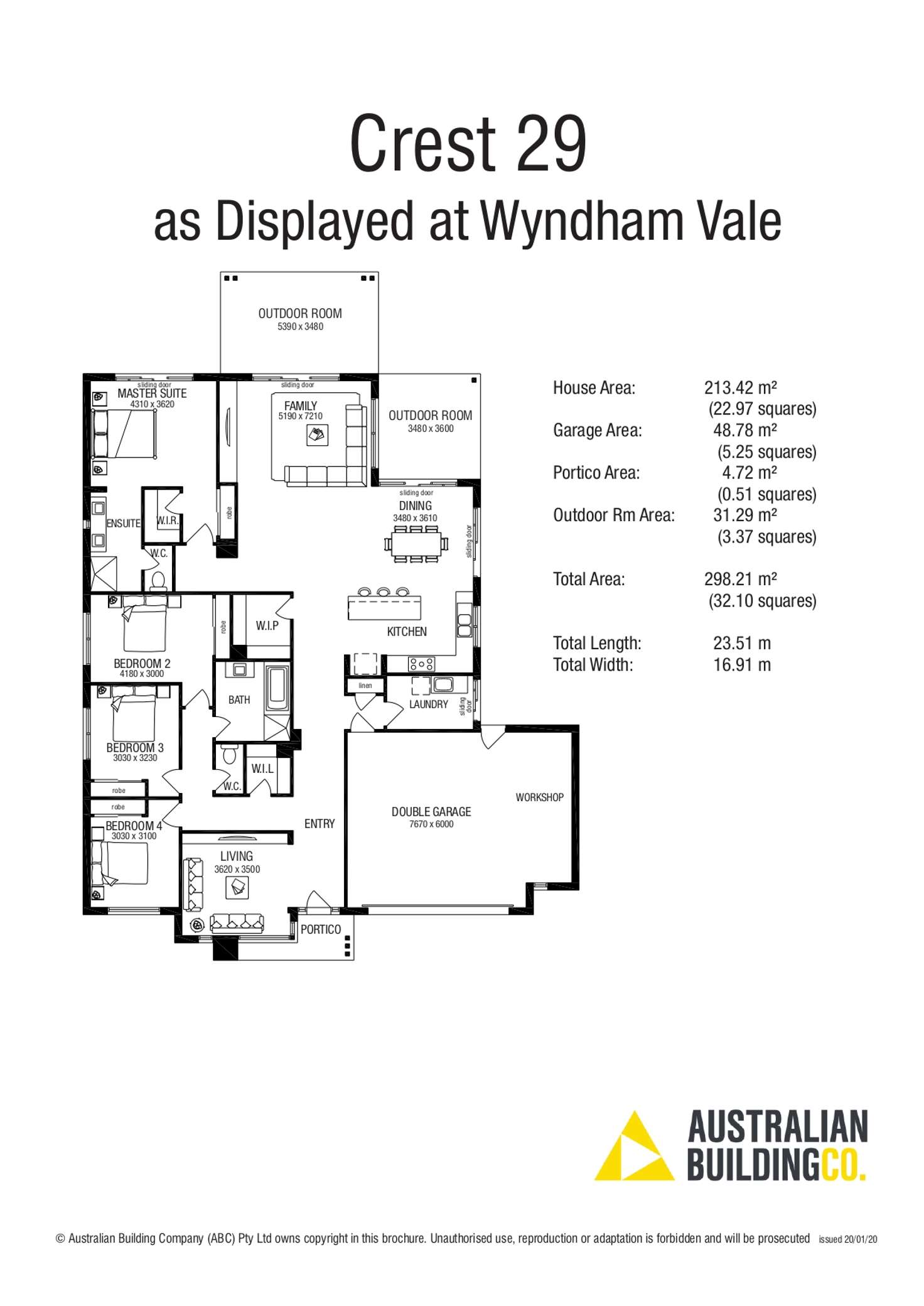 Floorplan of Homely house listing, 52 Memory Crescent, Wyndham Vale VIC 3024