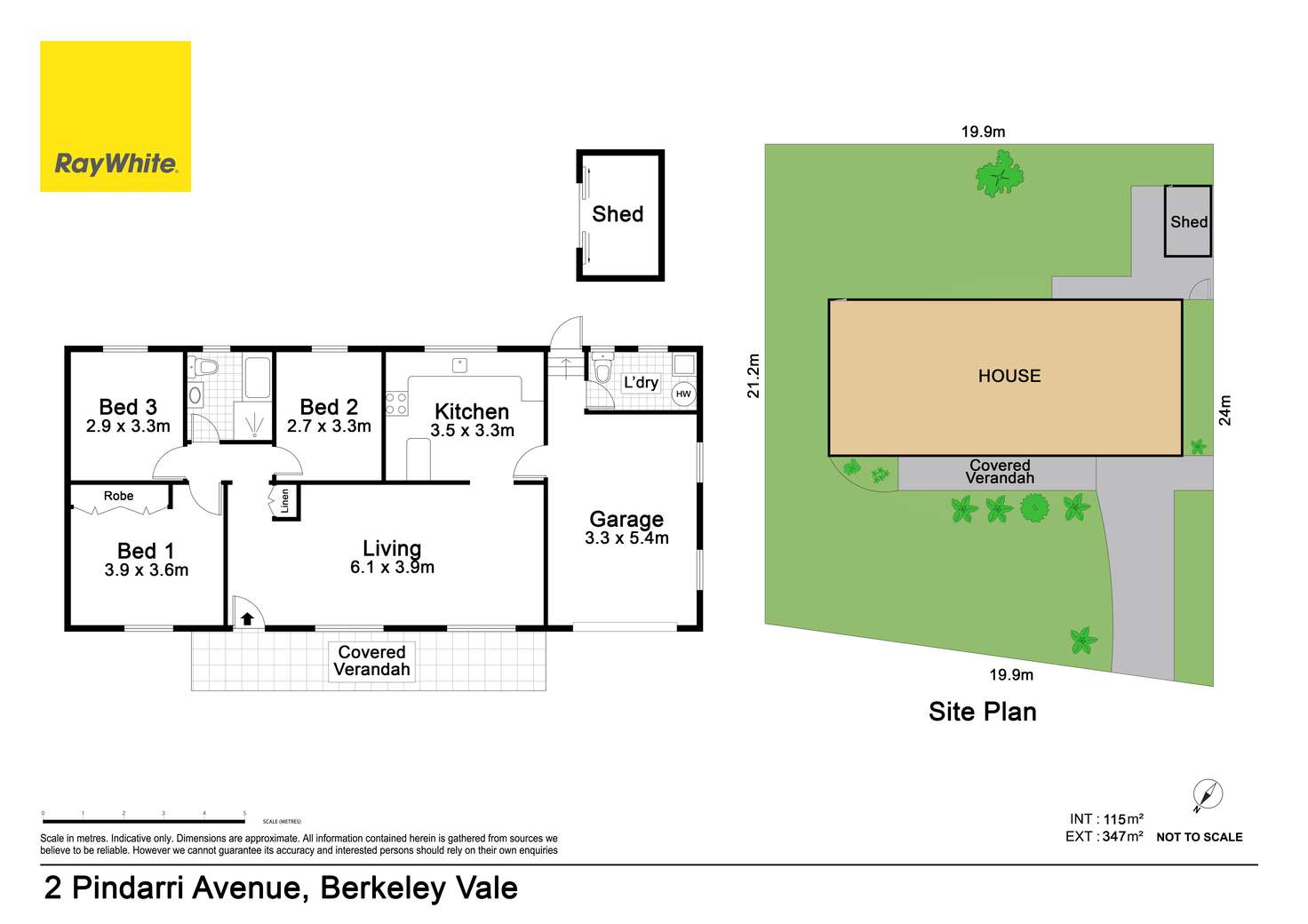 Floorplan of Homely house listing, 2 Pindarri Avenue, Berkeley Vale NSW 2261