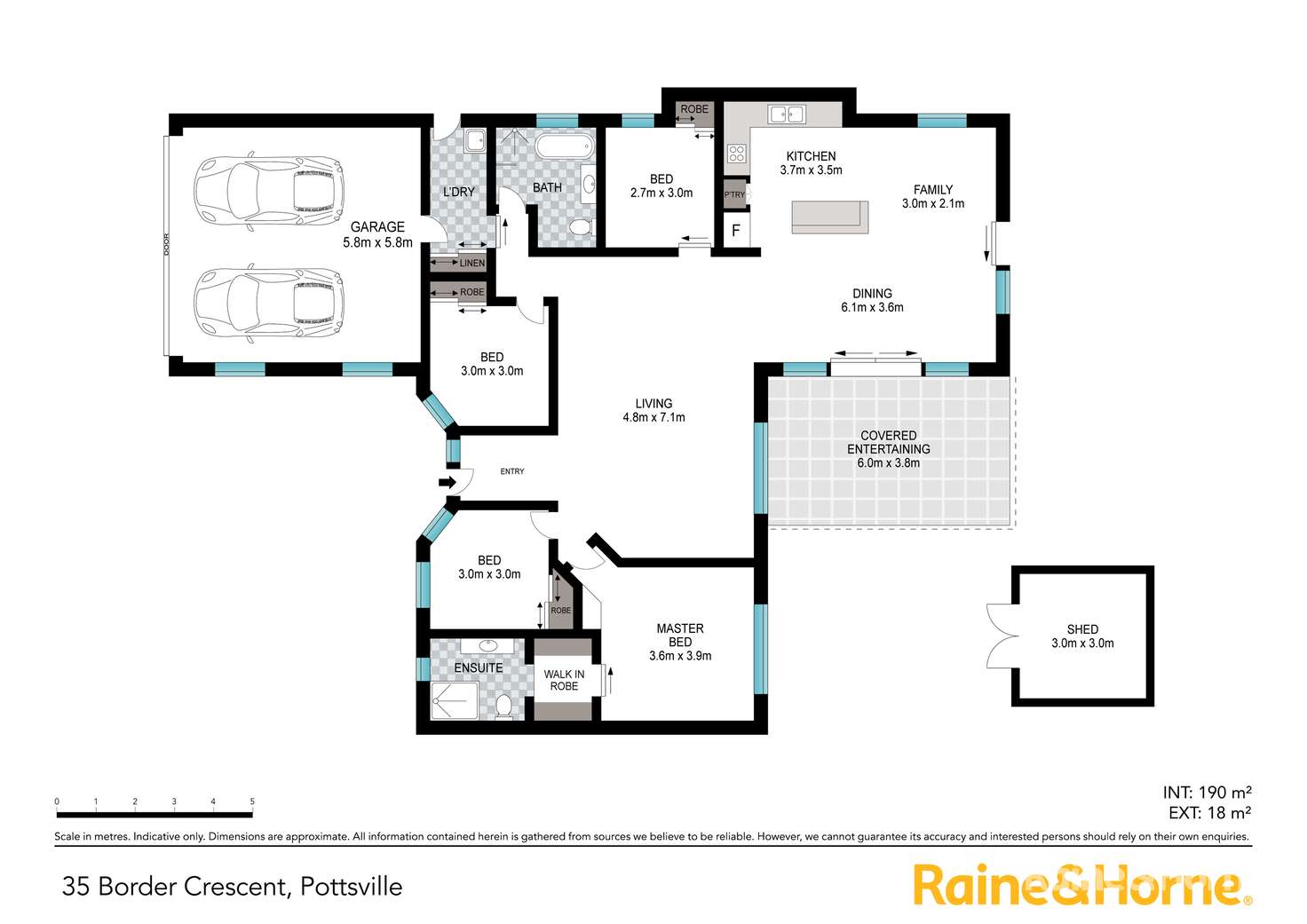 Floorplan of Homely house listing, 35 Border Crescent, Pottsville NSW 2489