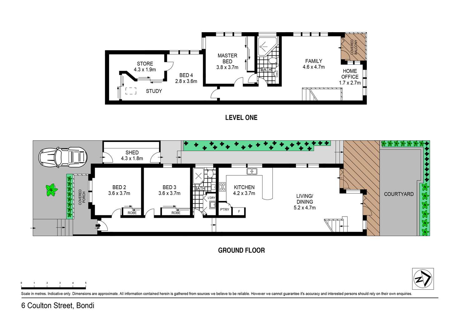 Floorplan of Homely house listing, 6 Coulton Street, Bondi NSW 2026