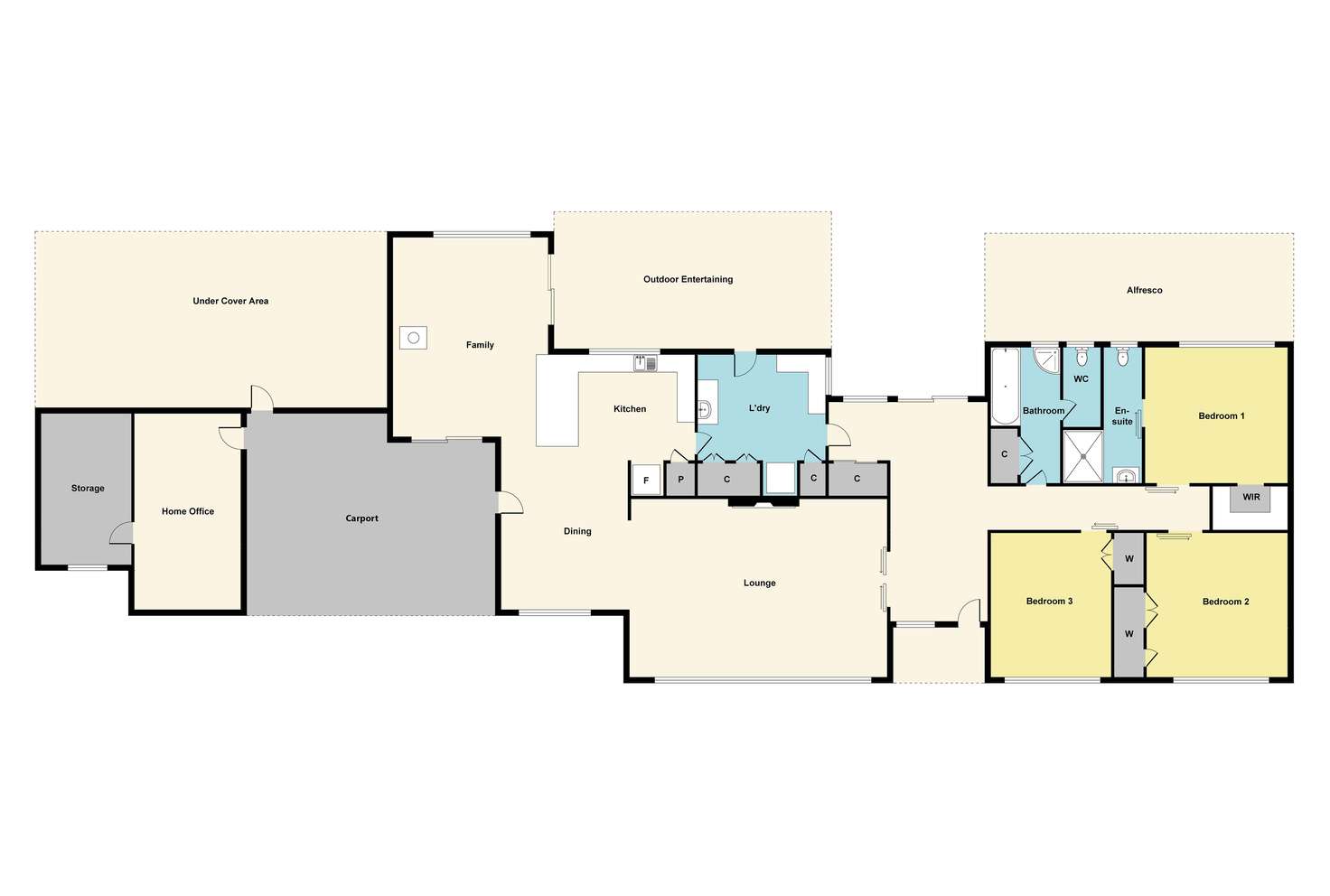 Floorplan of Homely house listing, 81 Banfield Street, Ararat VIC 3377