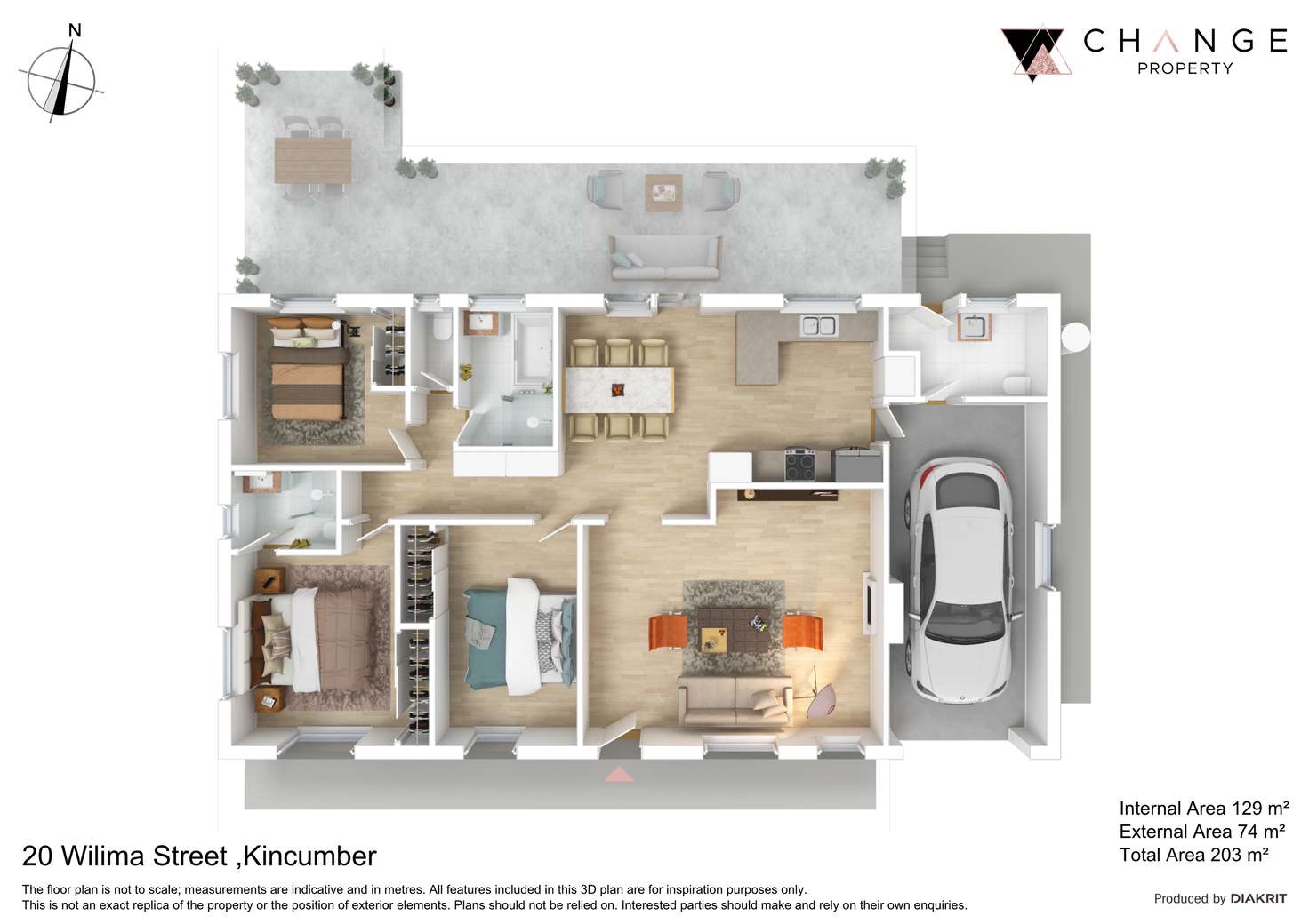 Floorplan of Homely house listing, 20 Wilima Street, Kincumber NSW 2251