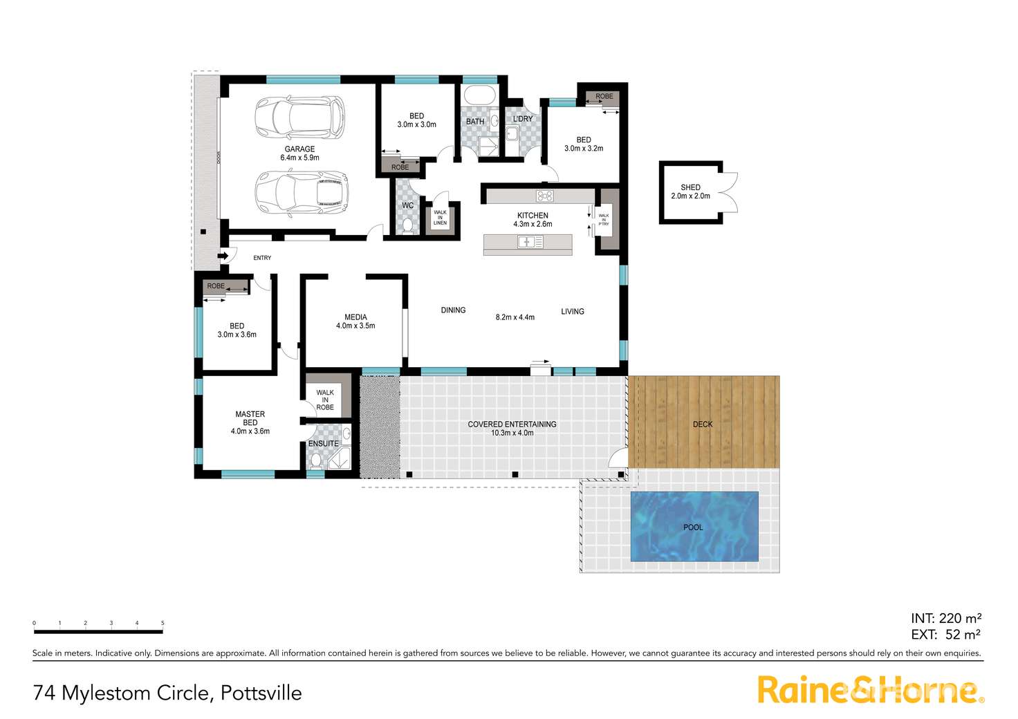 Floorplan of Homely house listing, 74 Mylestom Circle, Pottsville NSW 2489