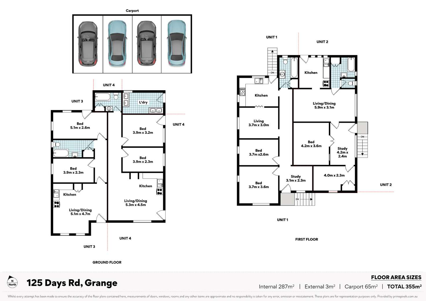 Floorplan of Homely blockOfUnits listing, 125 Days Road, Grange QLD 4051