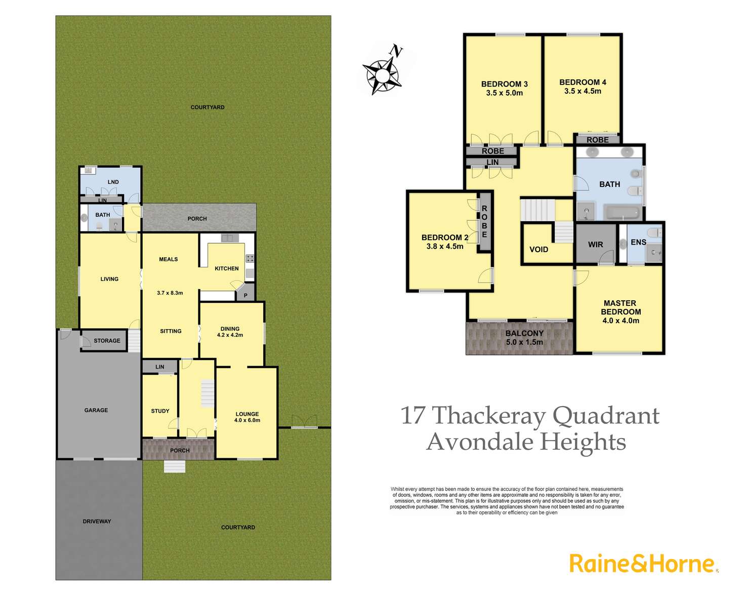 Floorplan of Homely house listing, 17 Thackeray Quadrant, Avondale Heights VIC 3034