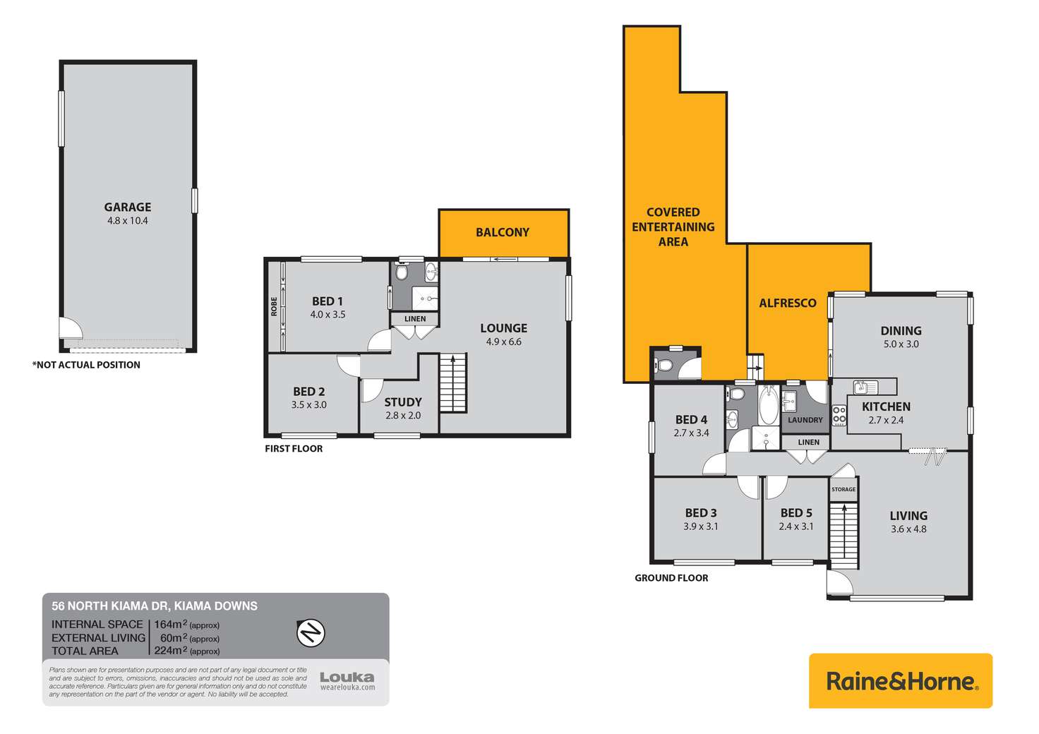 Floorplan of Homely house listing, 56 North Kiama Drive, Kiama Downs NSW 2533