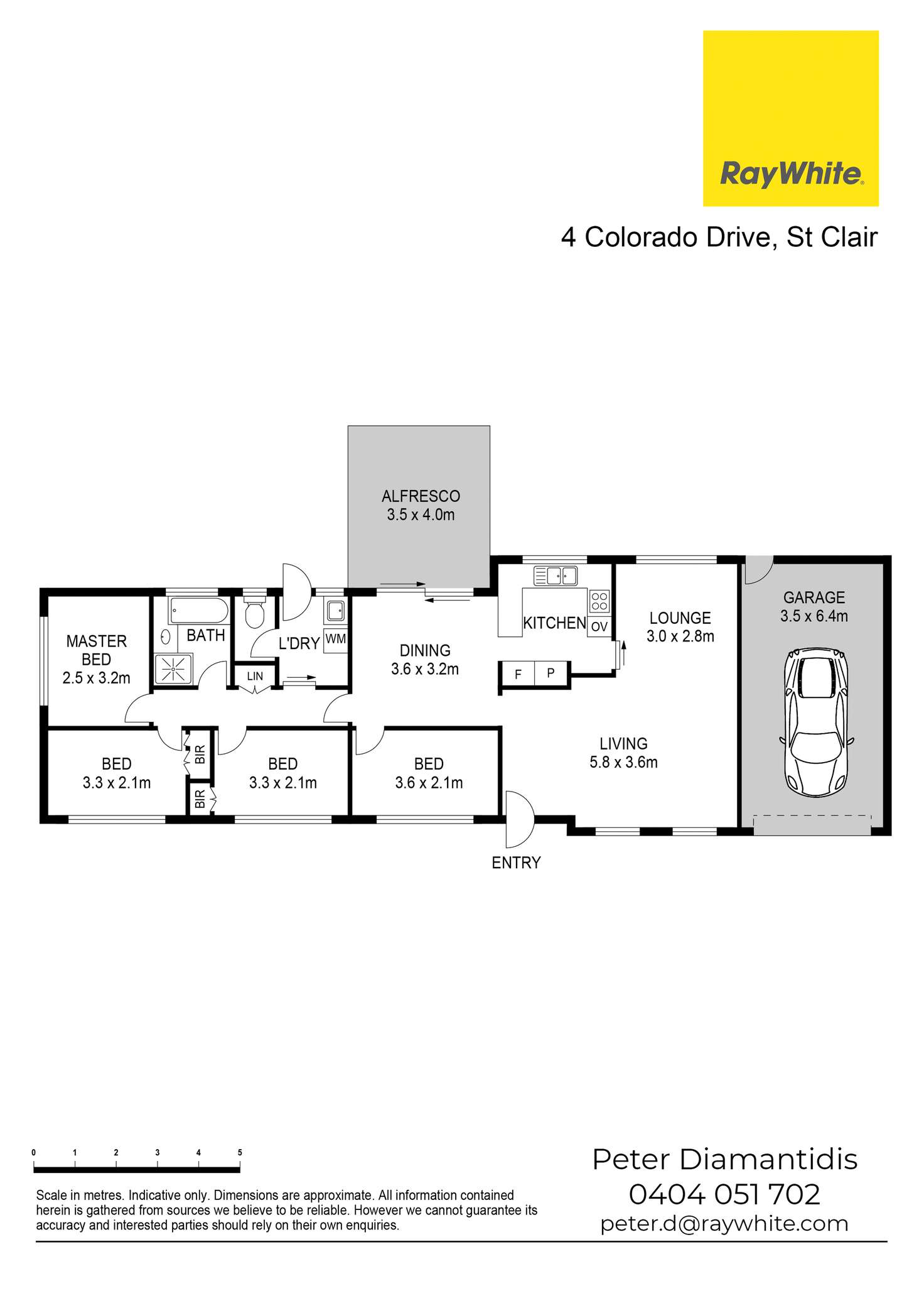 Floorplan of Homely house listing, 4 Colorado Drive, St Clair NSW 2759