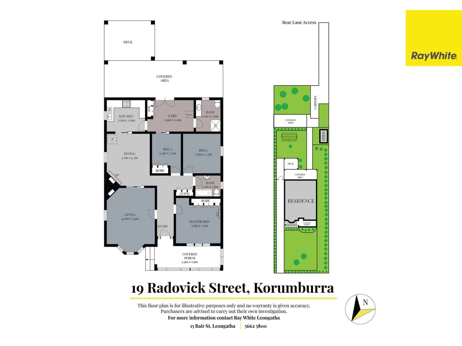 Floorplan of Homely house listing, 19 Radovick Street, Korumburra VIC 3950