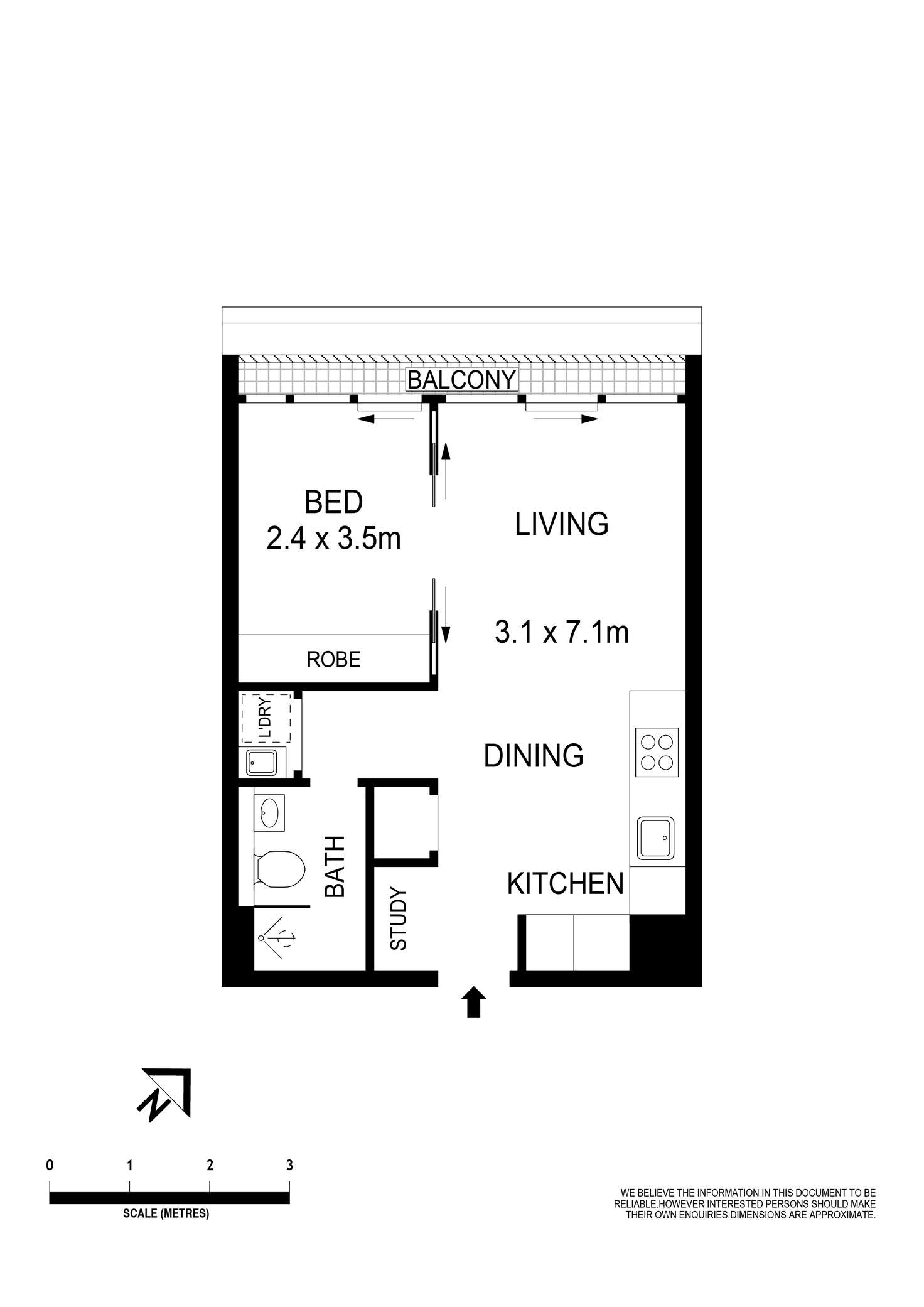 Floorplan of Homely apartment listing, 413/9 Archibald Avenue, Waterloo NSW 2017