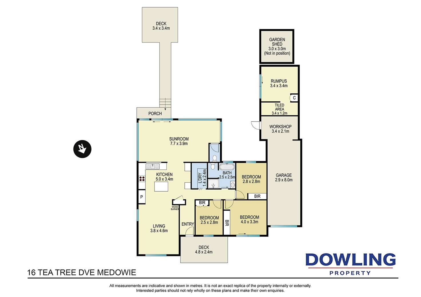 Floorplan of Homely house listing, 16 Tea Tree Drive, Medowie NSW 2318