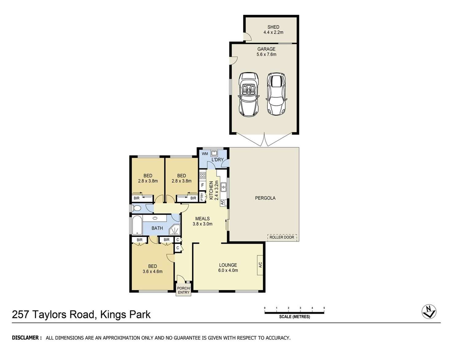 Floorplan of Homely house listing, 257 Taylors Road, Kings Park VIC 3021